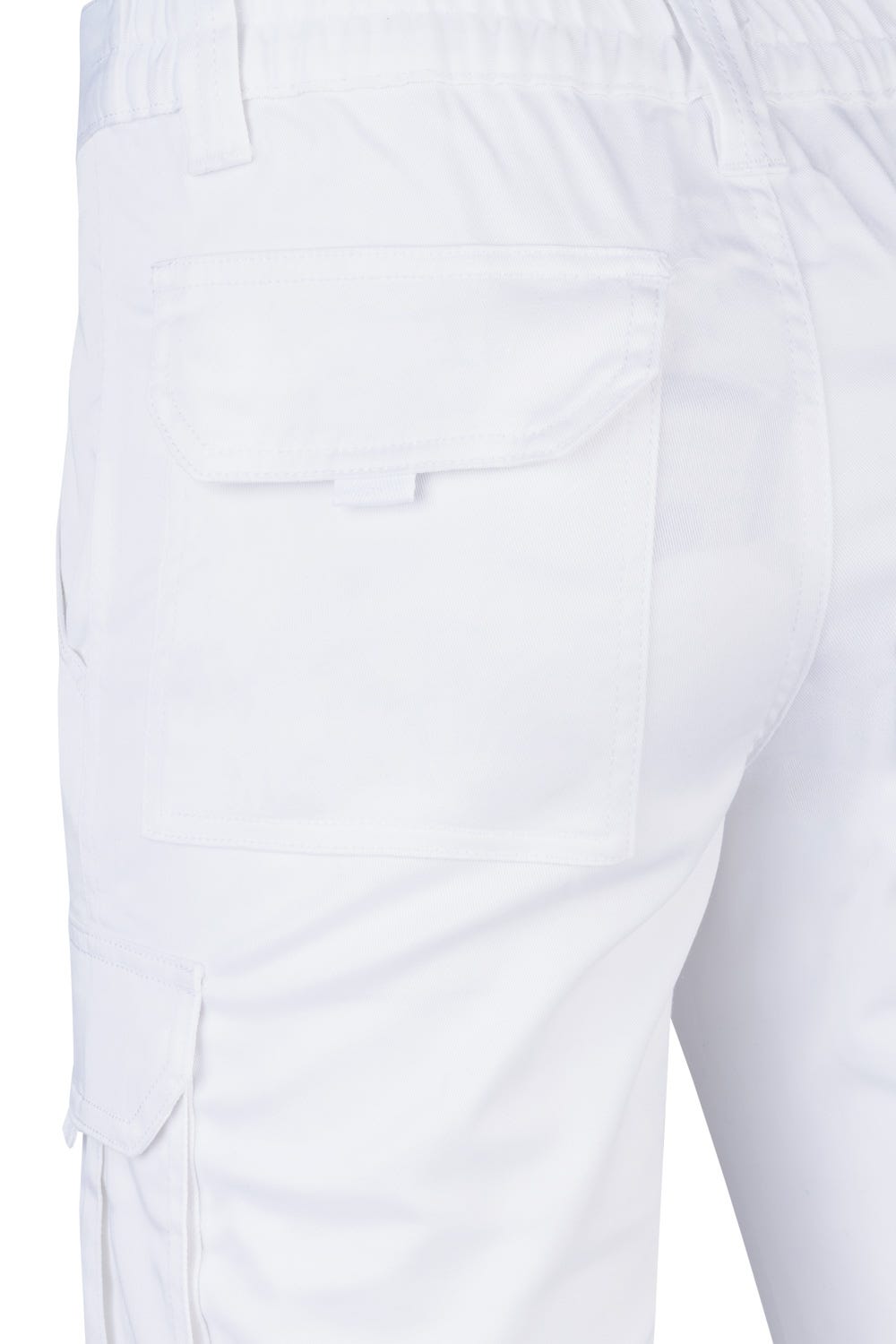 Pantaloni stretch 240g alb V103002S