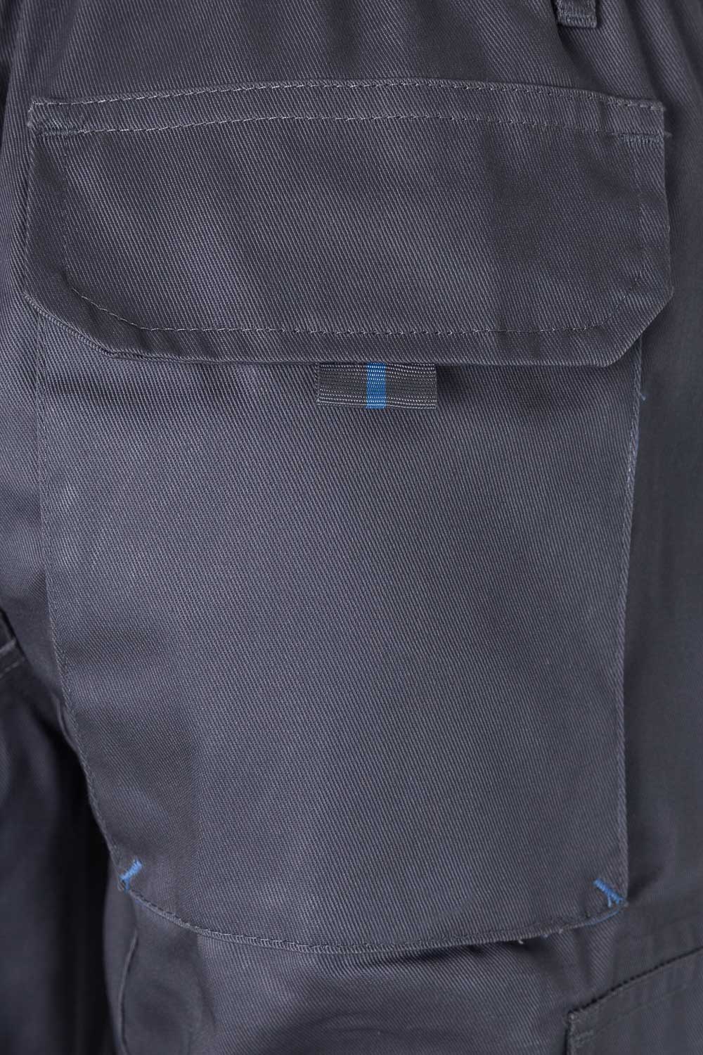 Pantaloni tercot 200g gri/albastru celest V103004