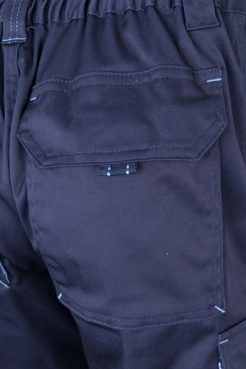 Pantaloni tercot 200g albastru marin/albastru celest V103004