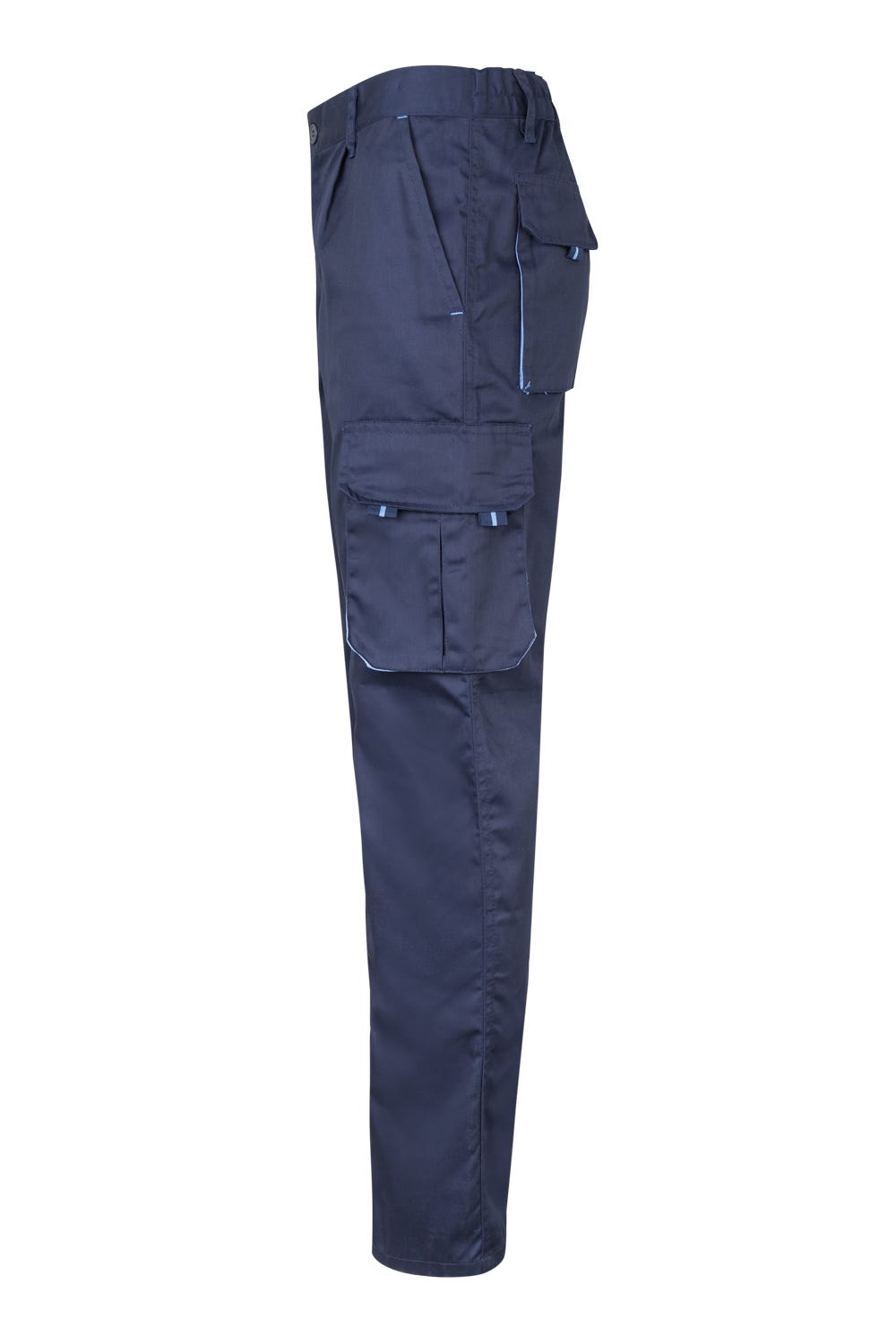 Pantaloni stretch 240g albastru marin/albastru celest V103024S