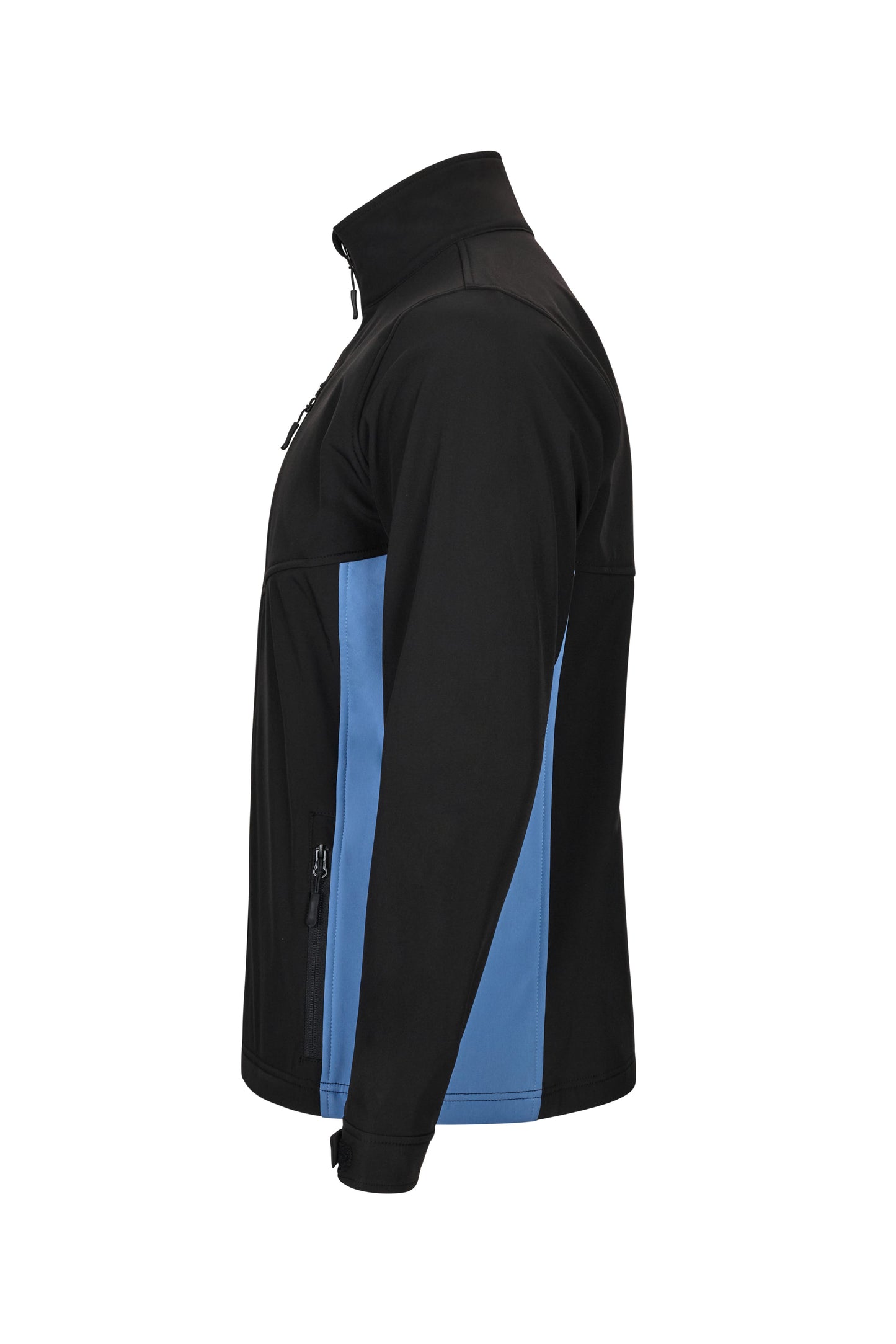Jacheta soft shell 280g negru/albastru celest V106004