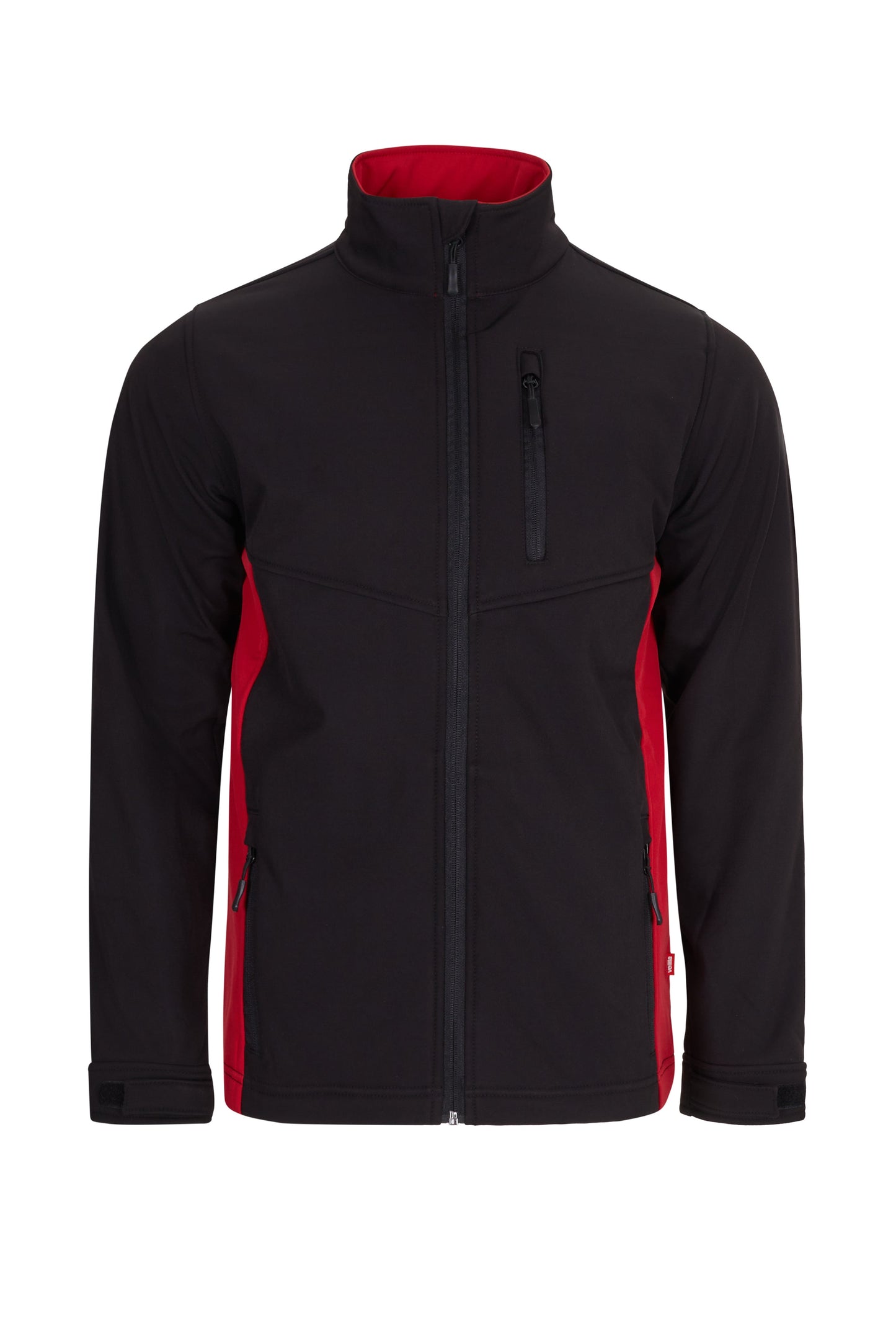 Jacheta soft shell 280g negru/rosu V106004
