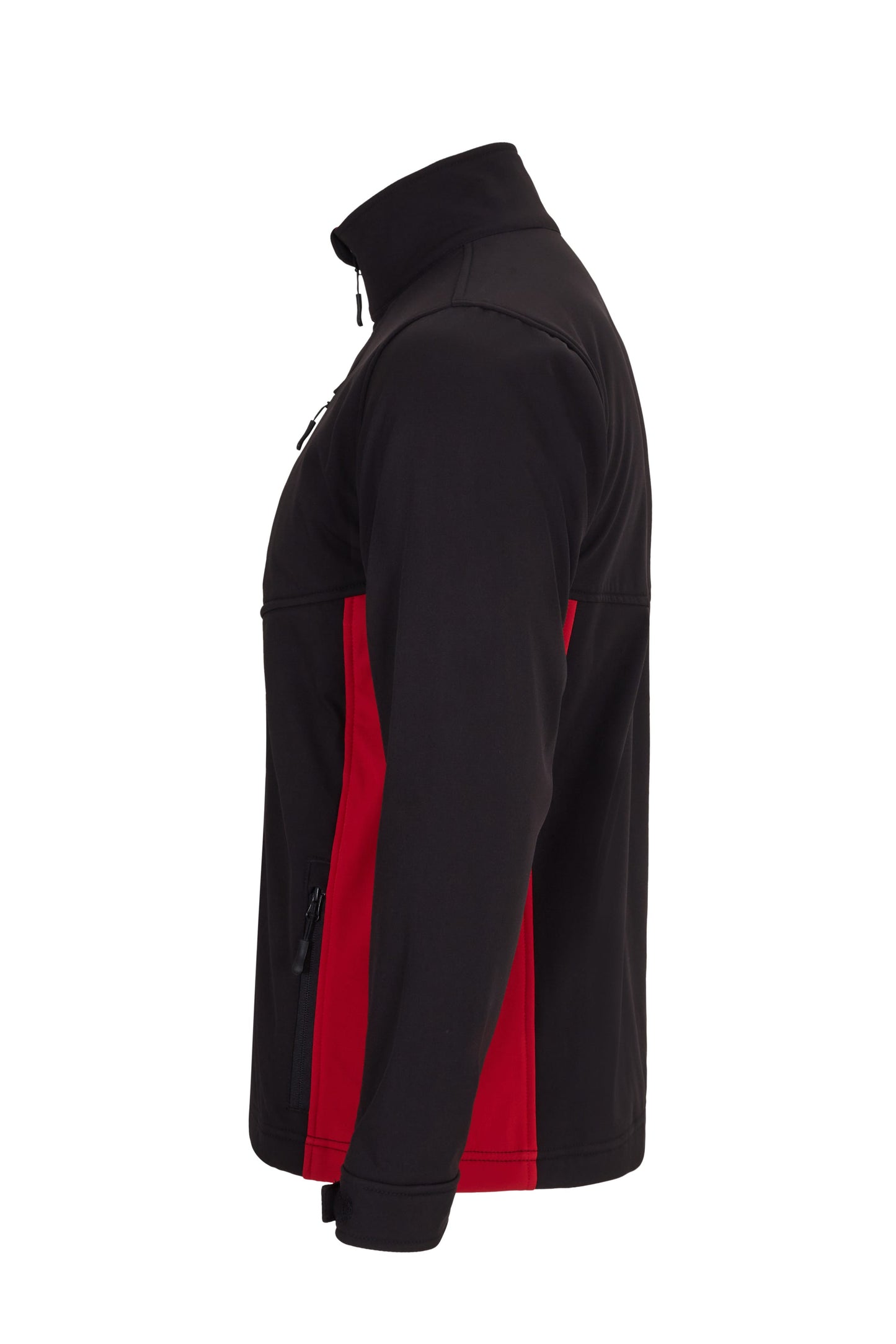Jacheta soft shell 280g negru/rosu V106004