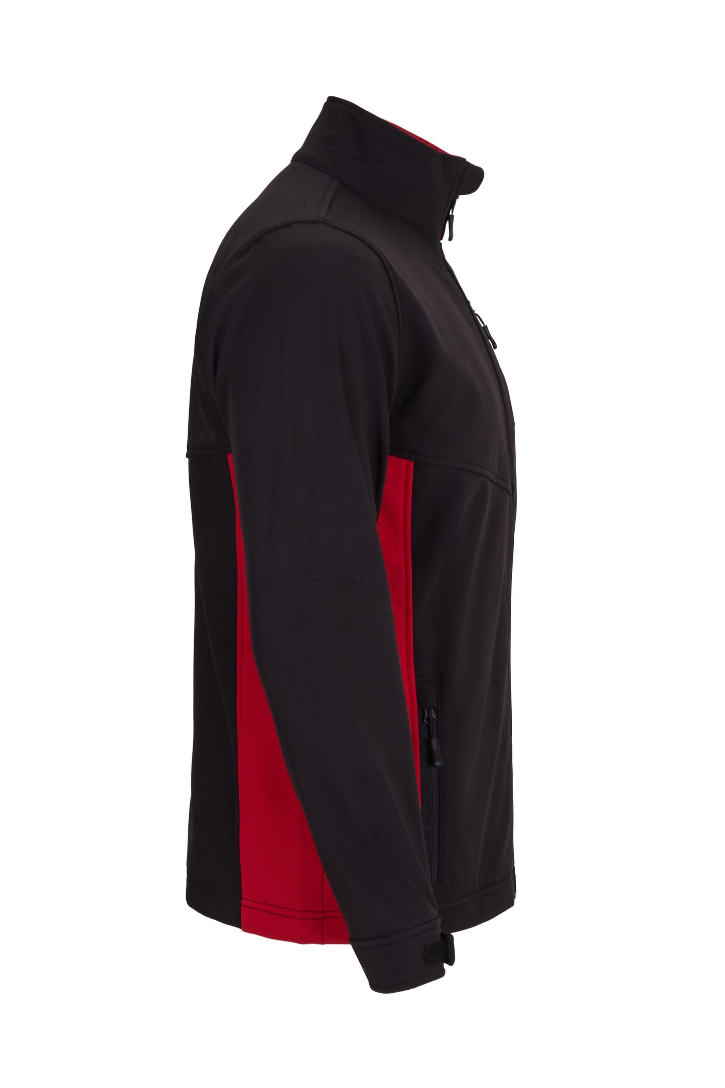 Jacheta soft shell 280g negru/rosu V106004