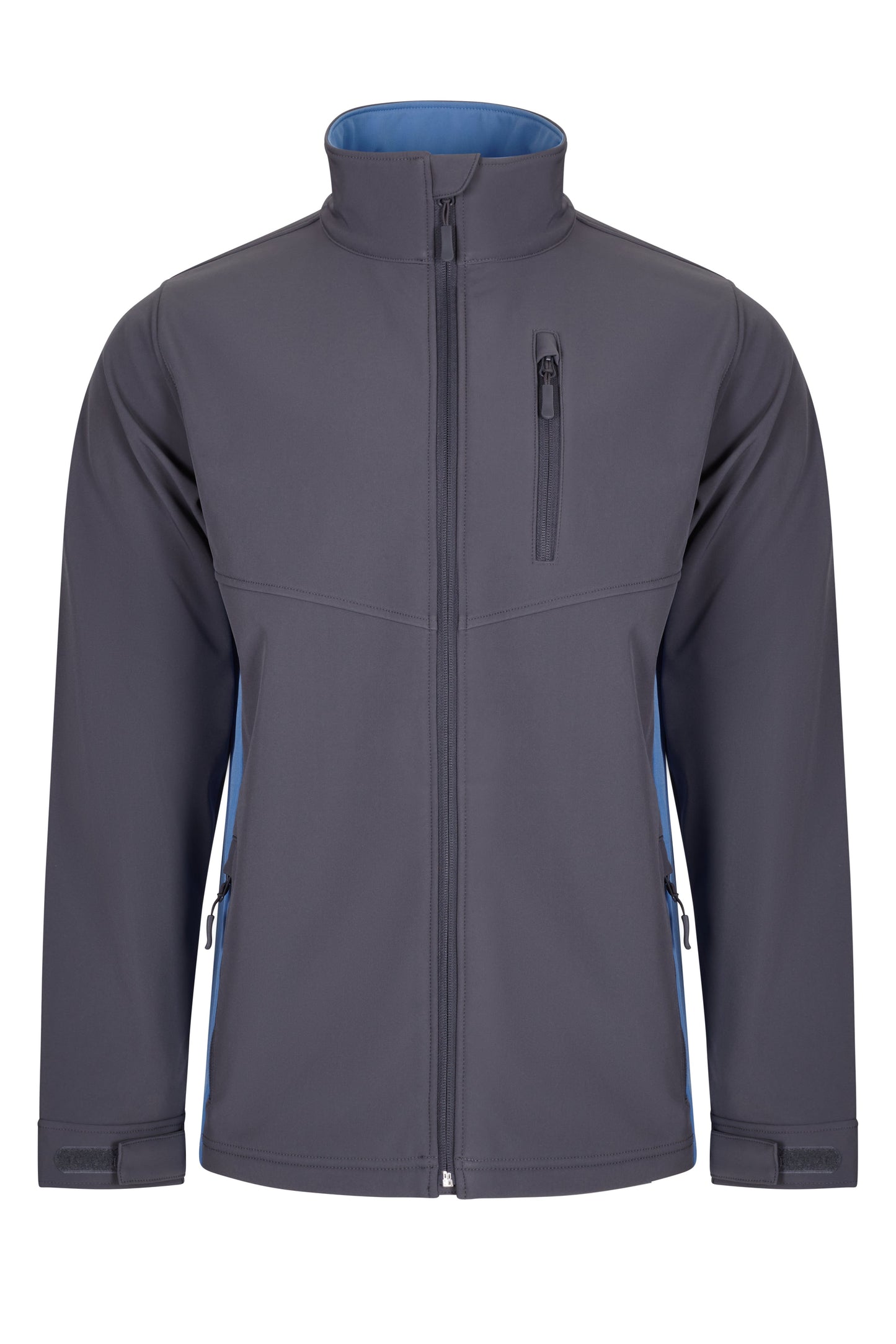 Jacheta soft shell 280g gri/albastru celest V106004