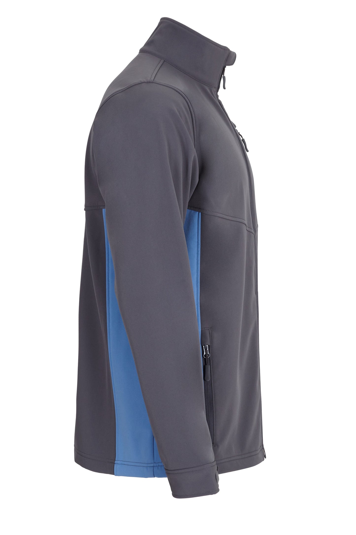 Jacheta soft shell 280g gri/albastru celest V106004