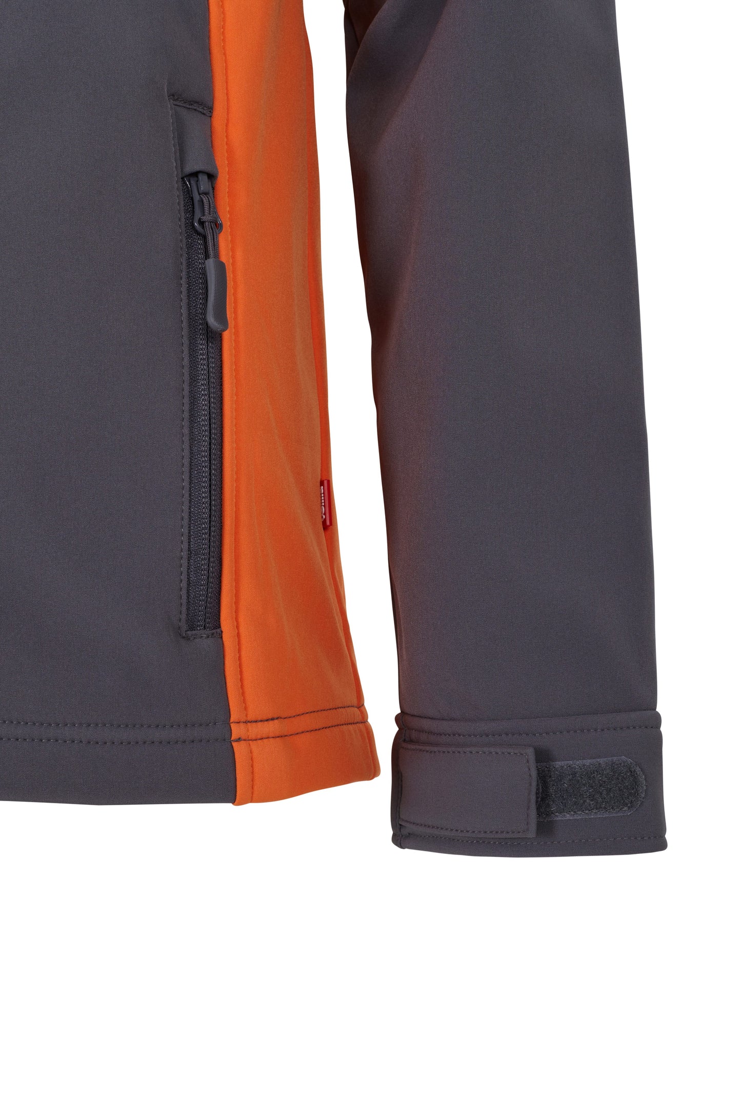 Jacheta soft shell 280g gri/portocaliu V106004