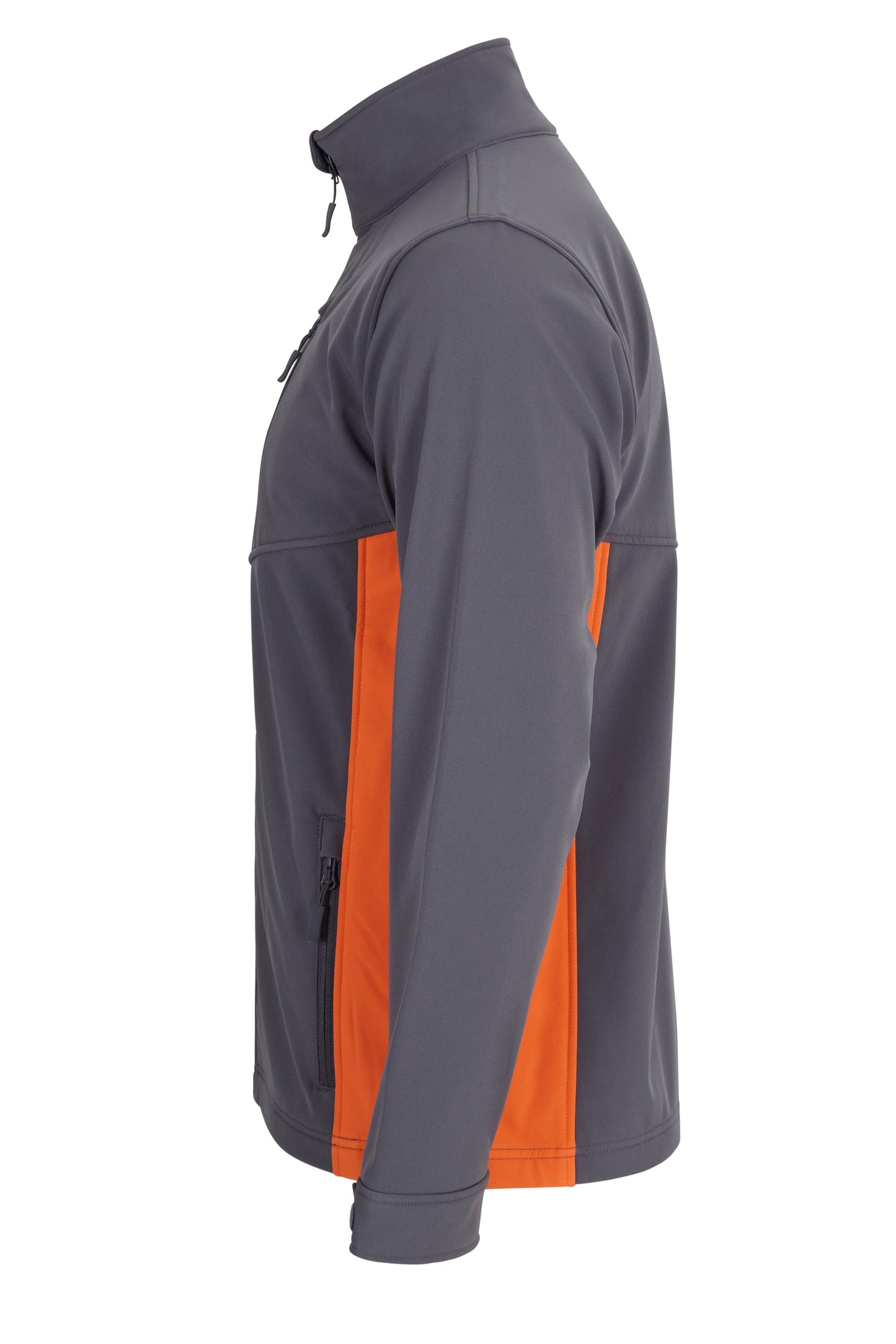 Jacheta soft shell 280g gri/portocaliu V106004