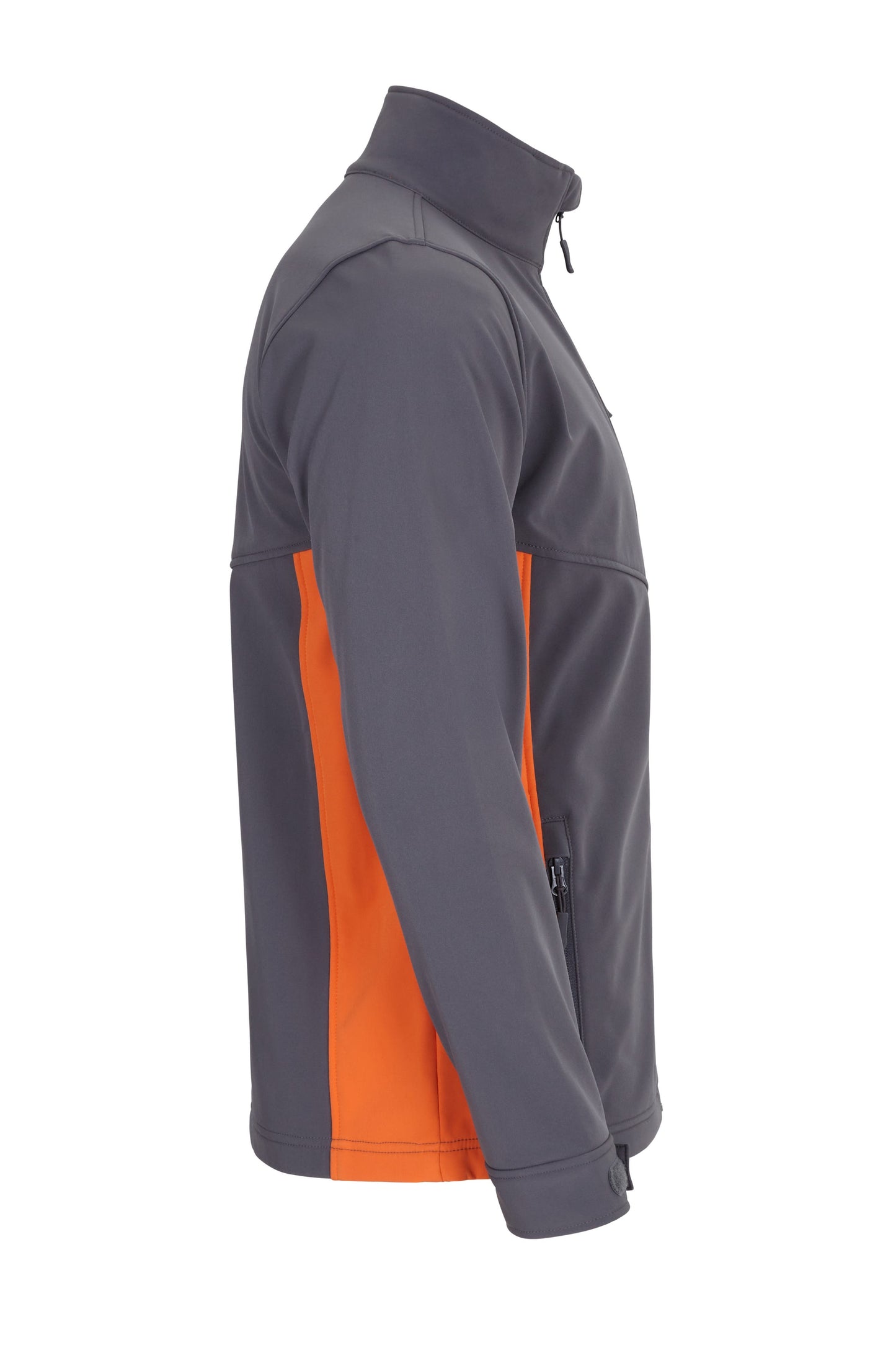 Jacheta soft shell 280g gri/portocaliu V106004