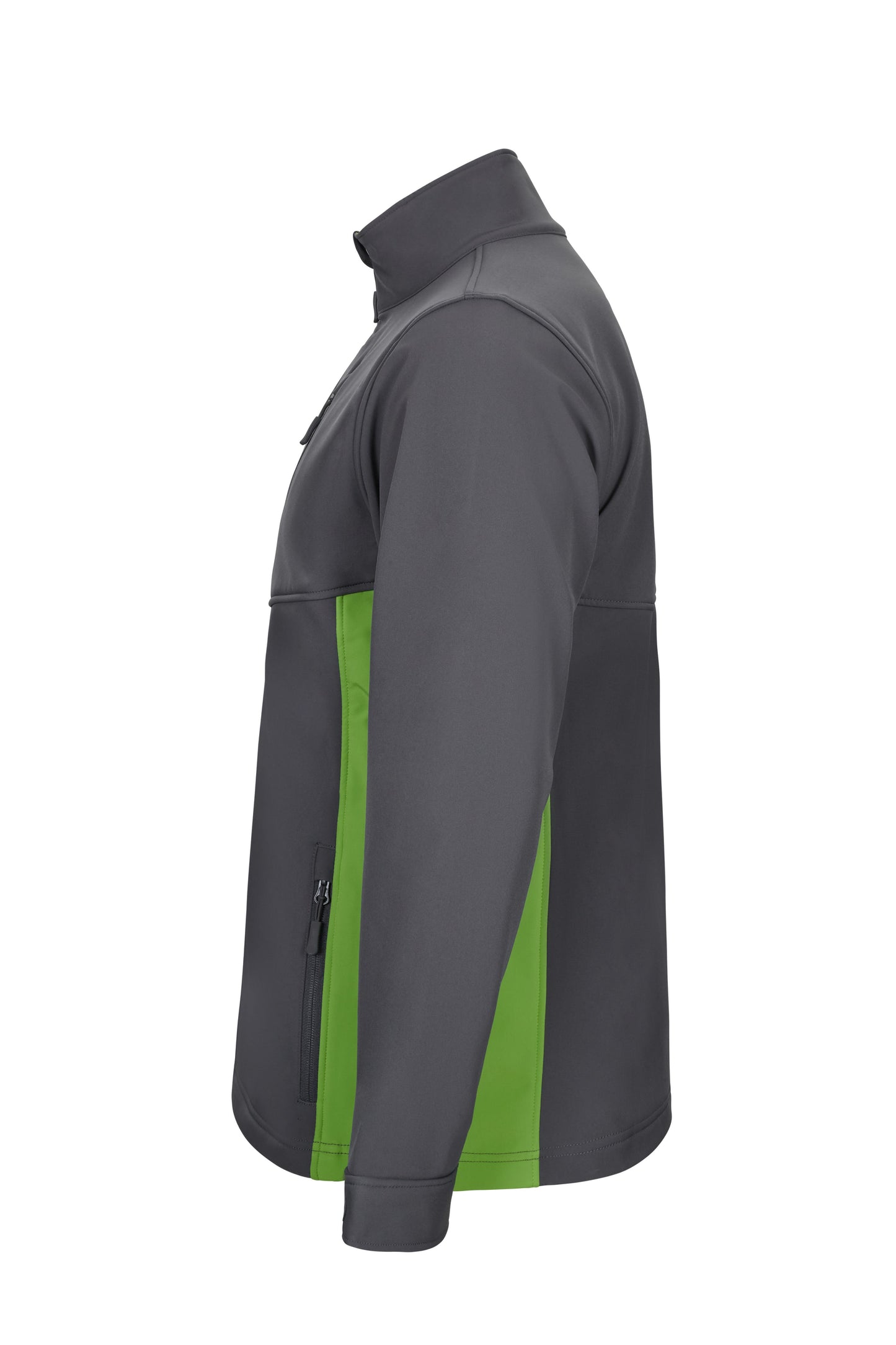 Jacheta soft shell 280g gri/verde lime V106004