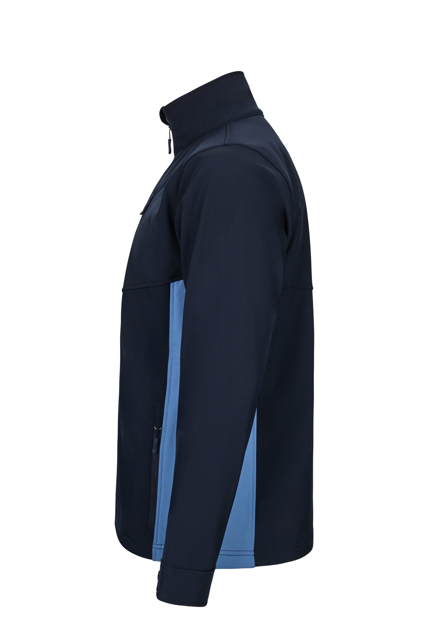 Jacheta soft shell 280g albastru marin/albastru celest V106004