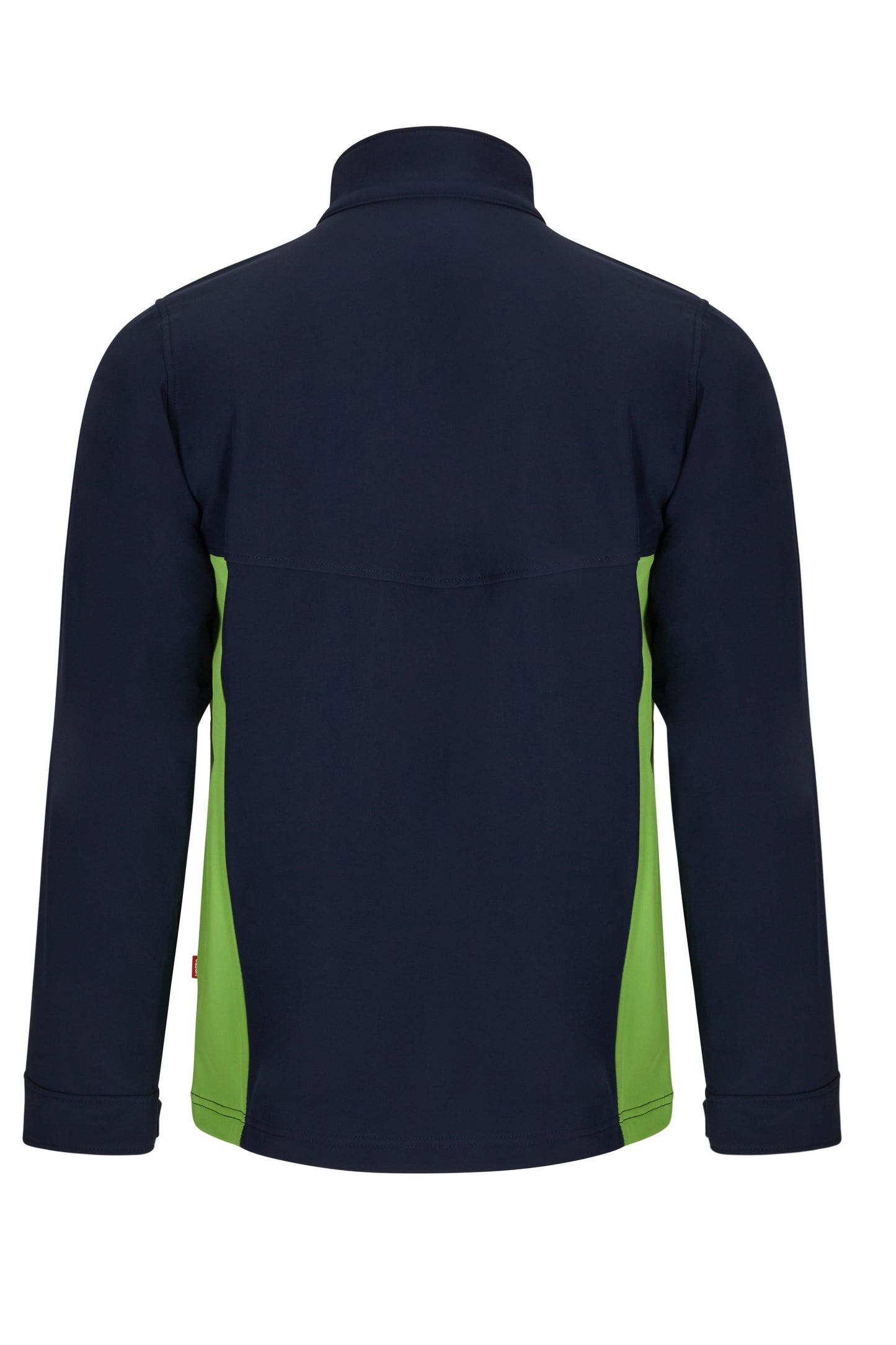 Jacheta soft shell 280g albastru marin/verde lime V106004