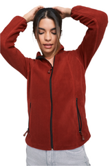 Jacheta din fleece pentru dama grena Luciane