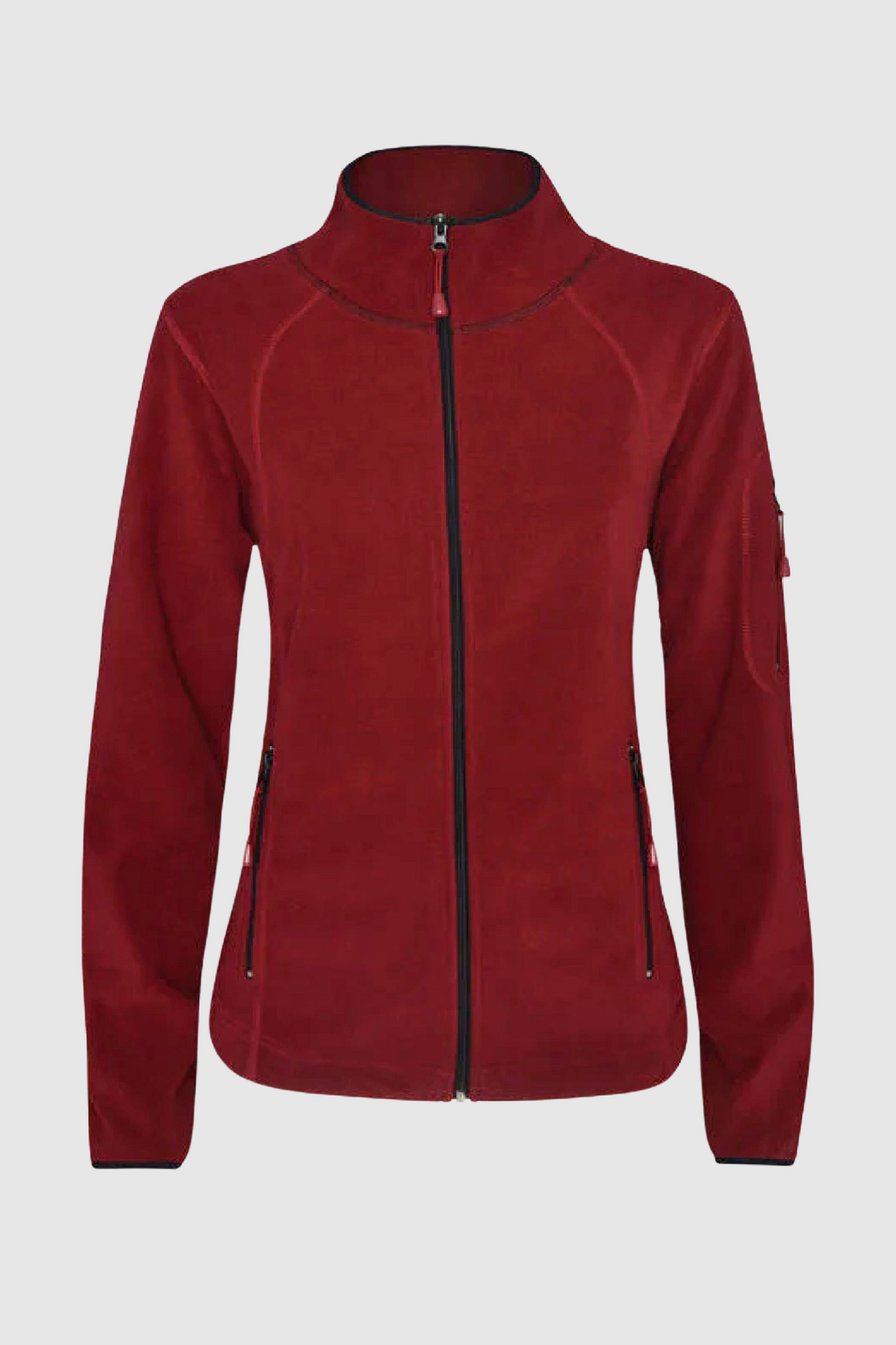 Jacheta din fleece pentru dama grena Luciane