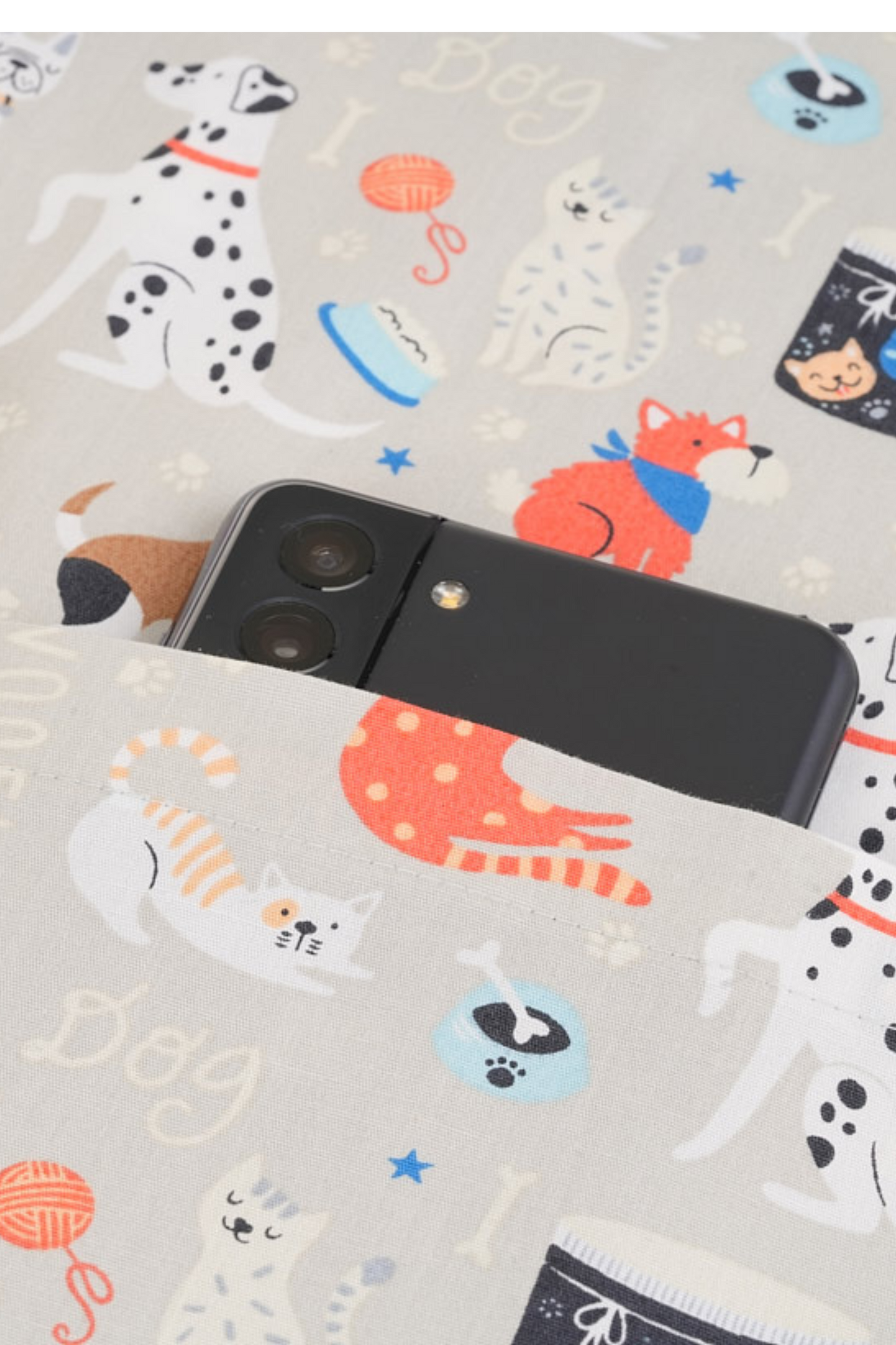 Bluza medicala unisex gri animalute bumbac-elastan 140g Bambina