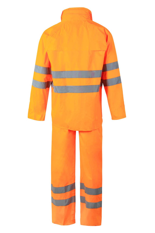 Pelerina reflectorizanta poliester 130g portocaliu fluo V189