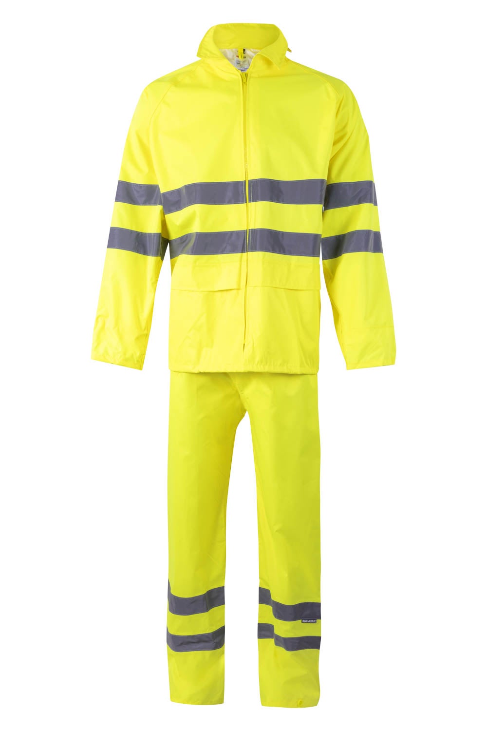 Pelerina reflectorizanta poliester 130g galben fluo V189