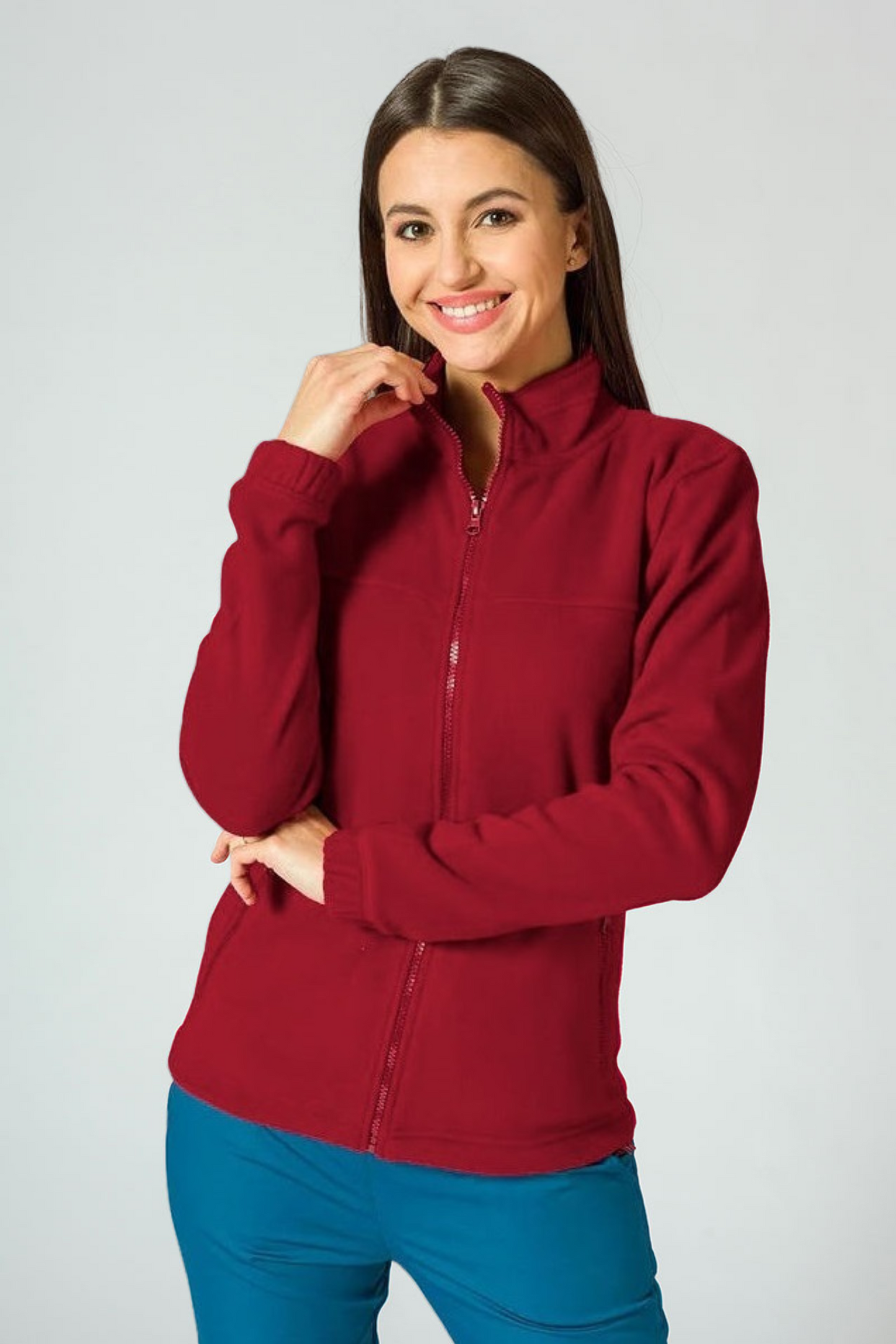 Jacheta fleece dama grena Jacket 504