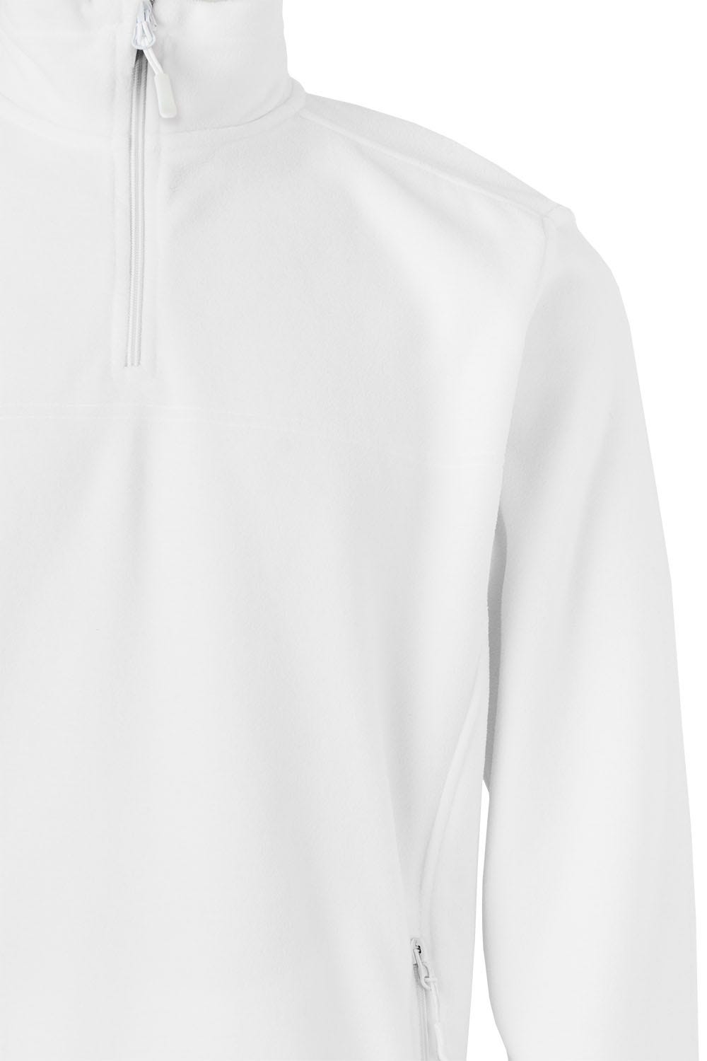 Pulover fleece microfibra 220g alb V201501