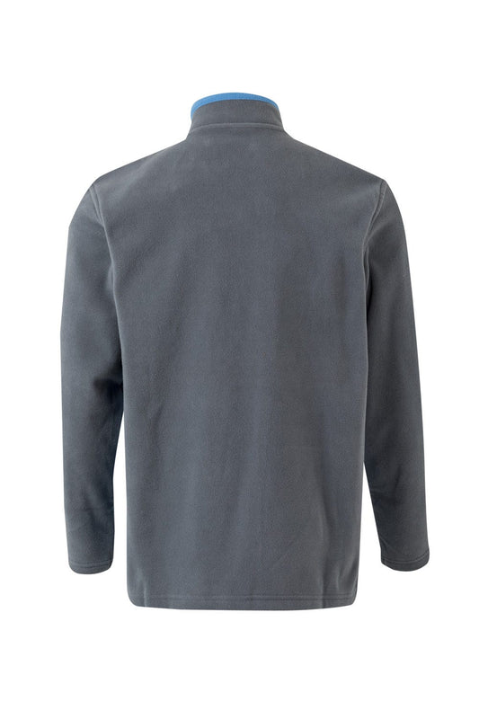 Jacheta fleece microfibra 220g gri/albastru celest V201504