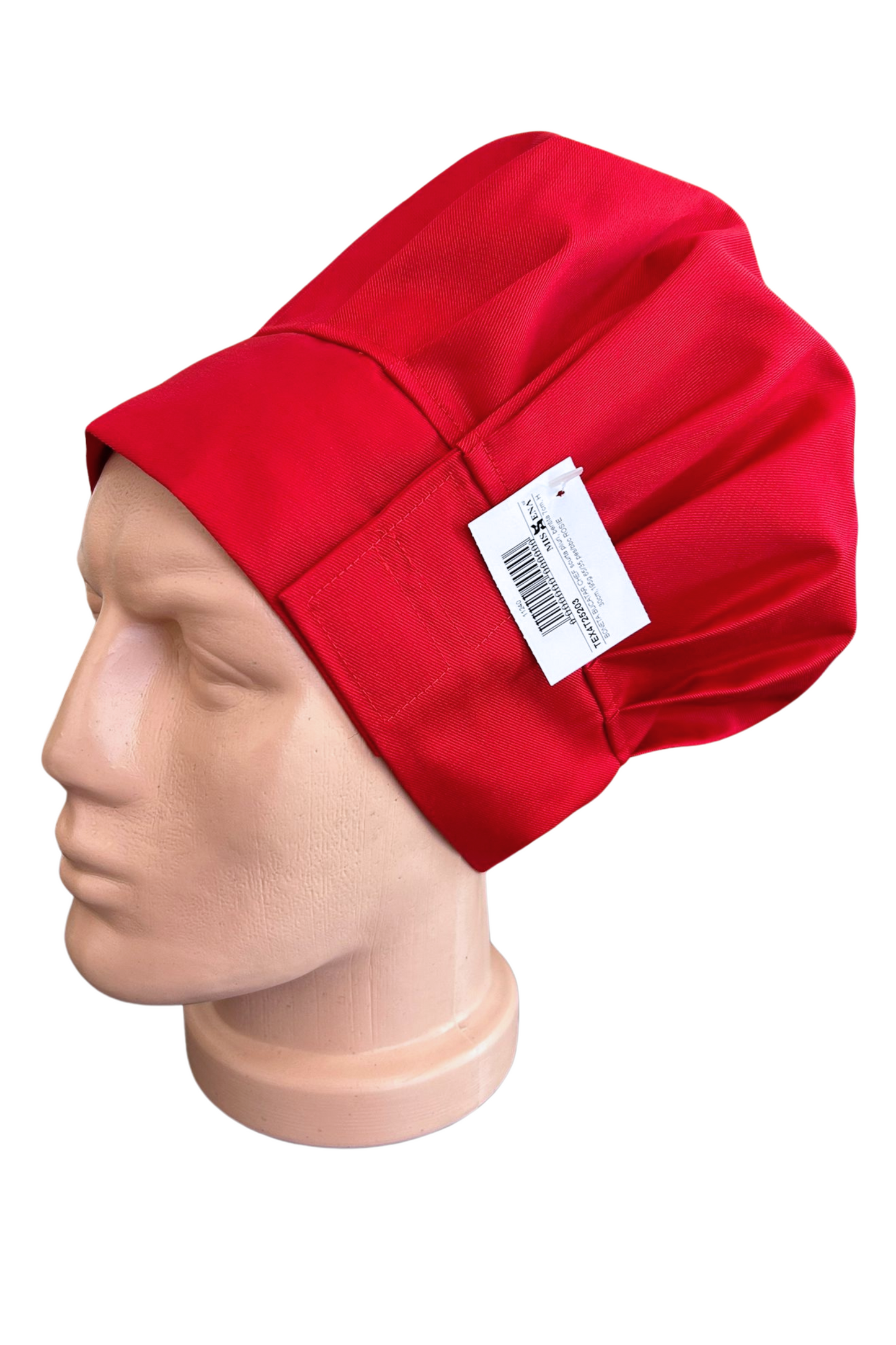 Boneta bucatar rosie unisex tercot 195g Boni