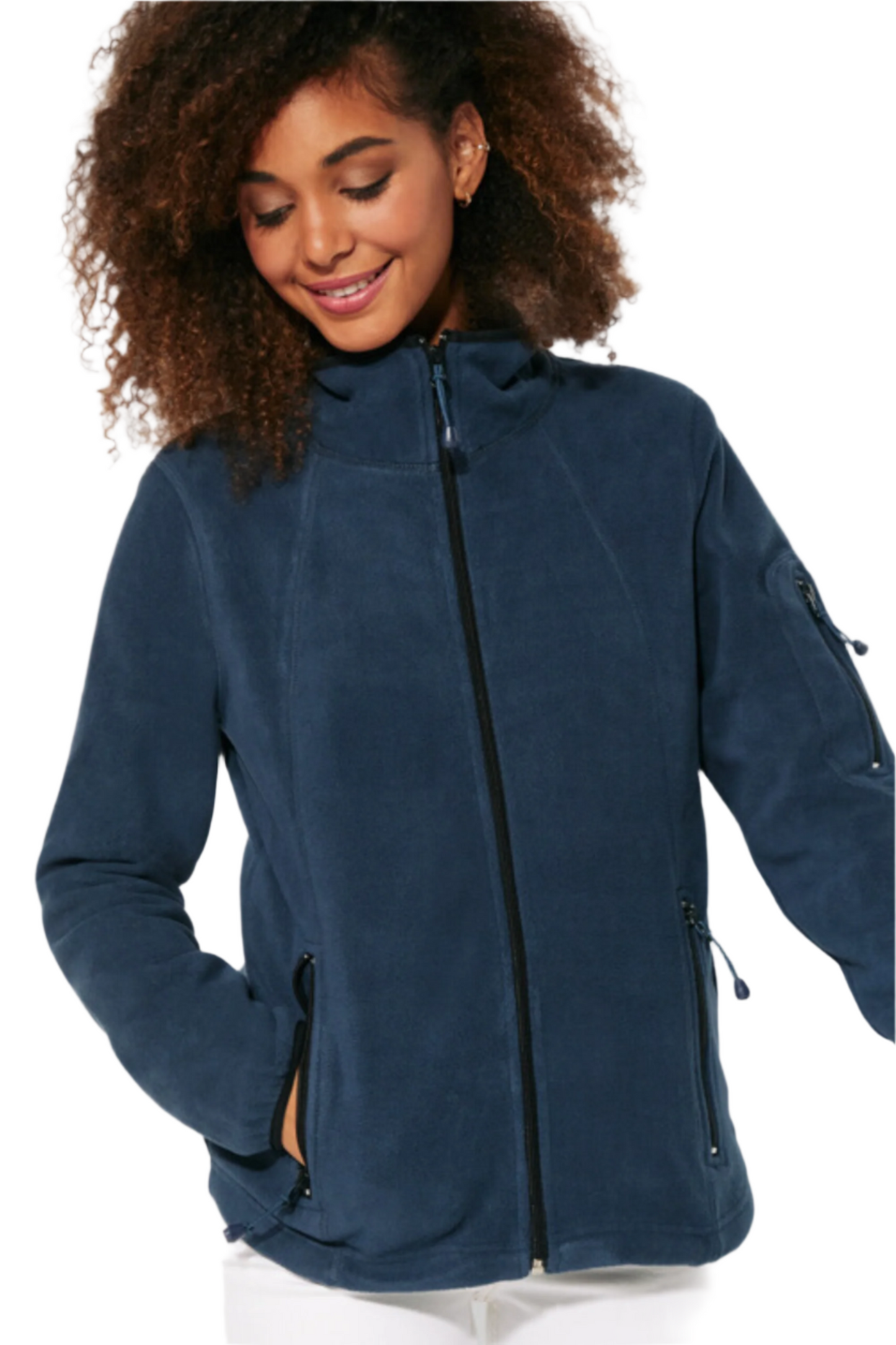 Jacheta fleece dama bleumarin Luciane