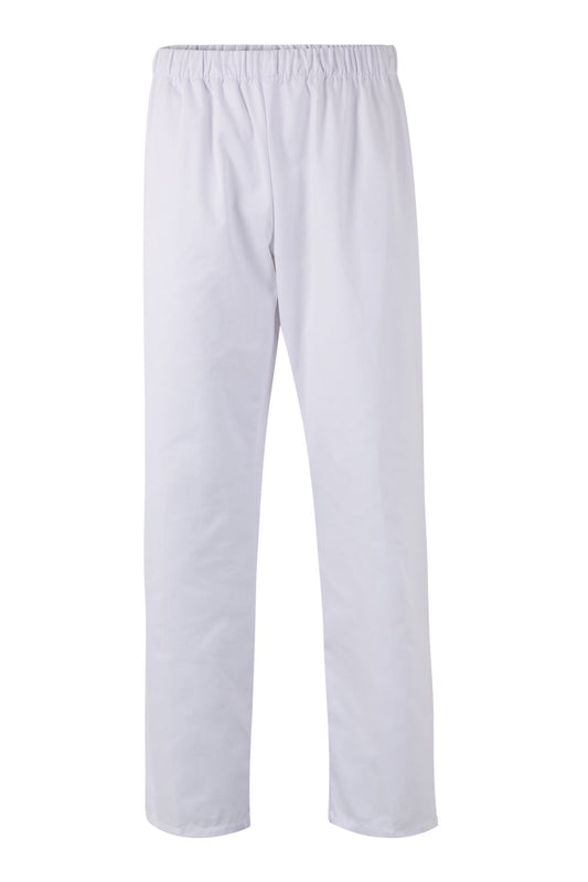 Pantaloni industria alimentara tercot 190g alb V253001