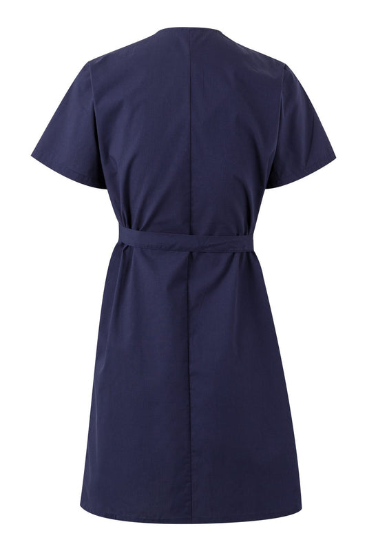 Sarafan poplin 105g dama albastru marin V259002