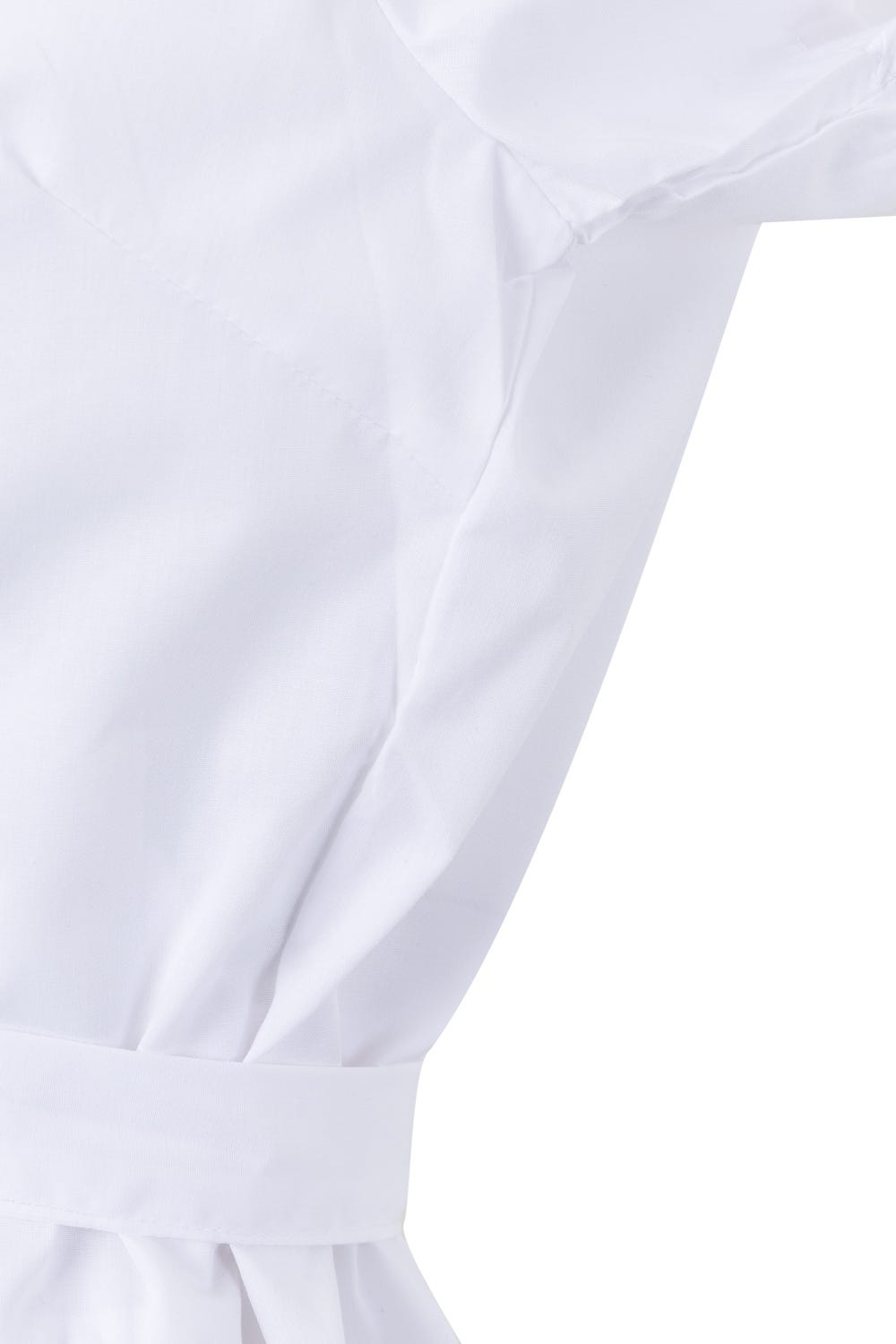 Sarafan poplin 105g dama alb V259002