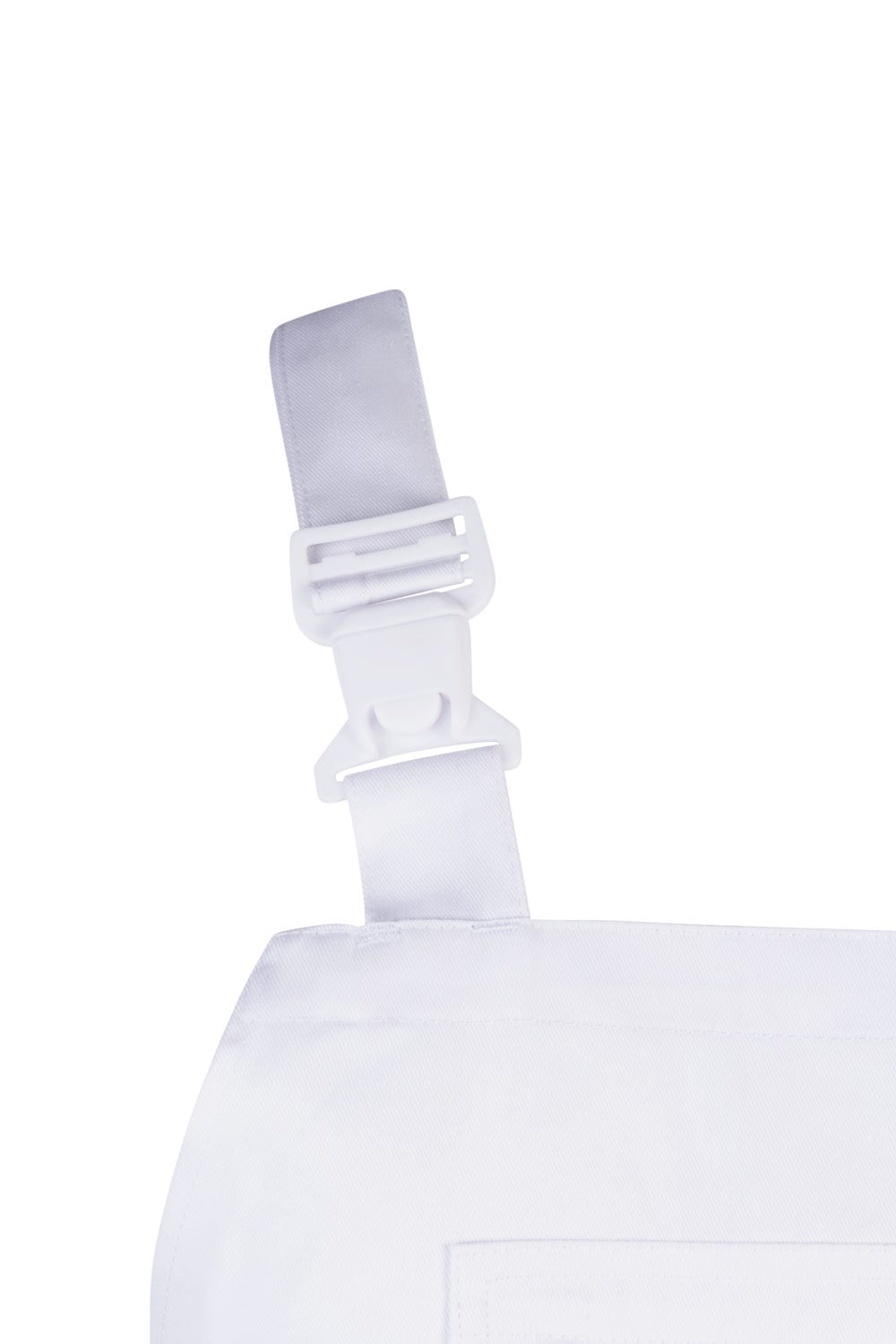 Pantaloni pieptar tercot 200g alb V290
