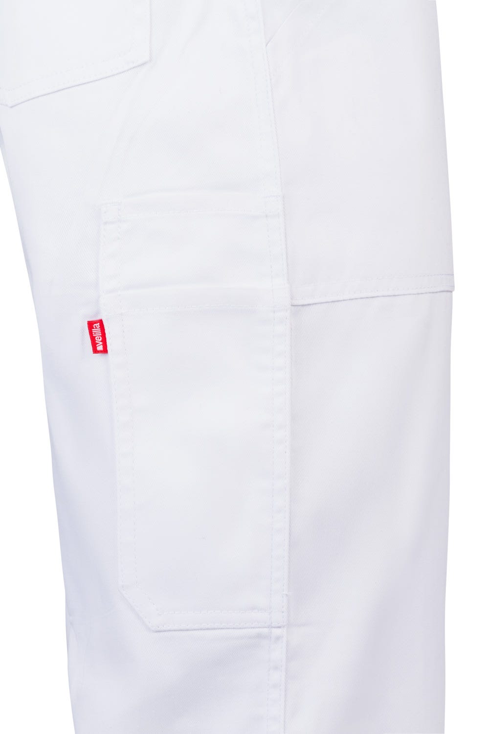 Pantaloni pieptar tercot 200g alb V290