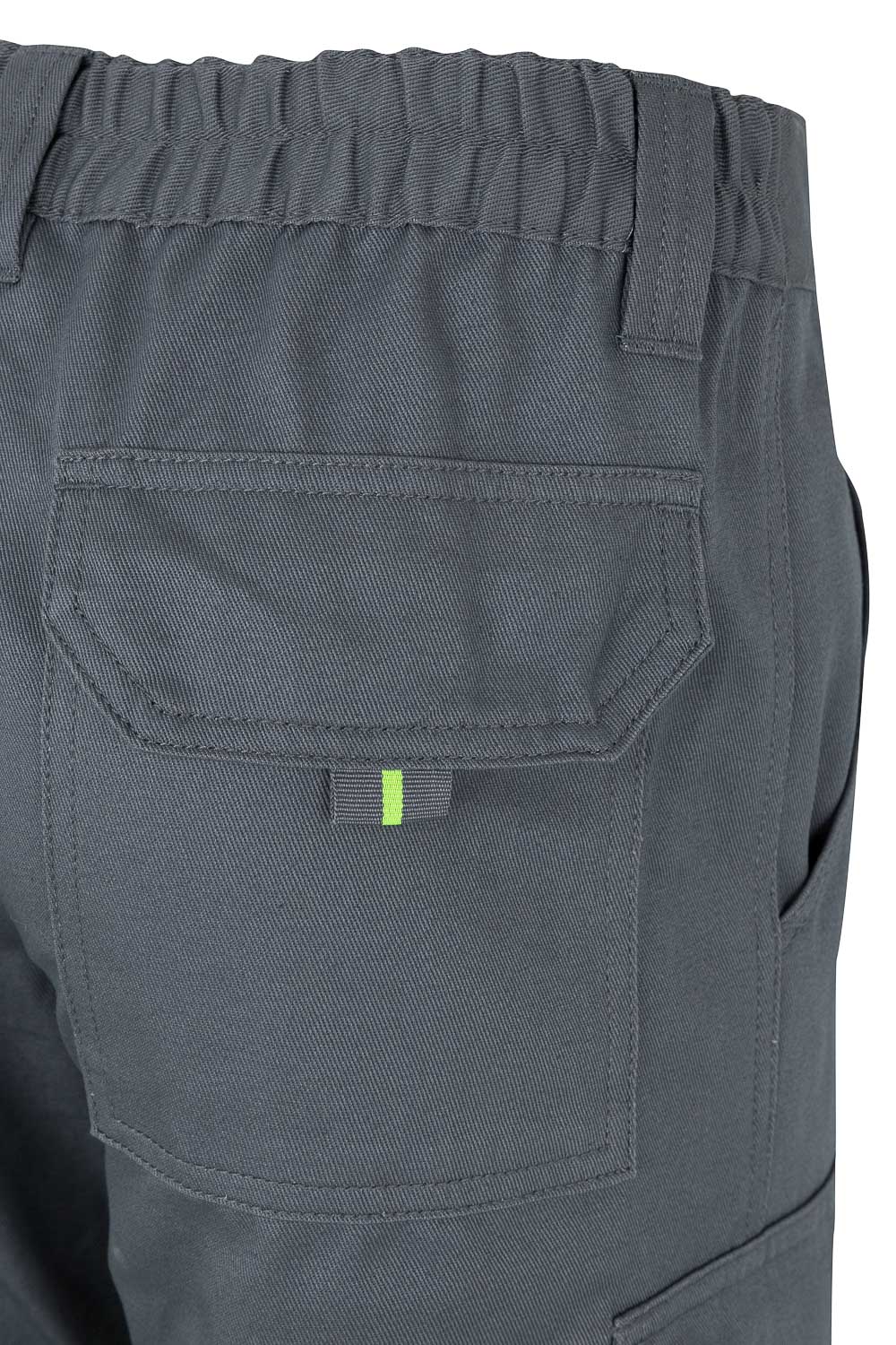 Pantaloni reflectorizanti bumbac 240g gri/galben V303007