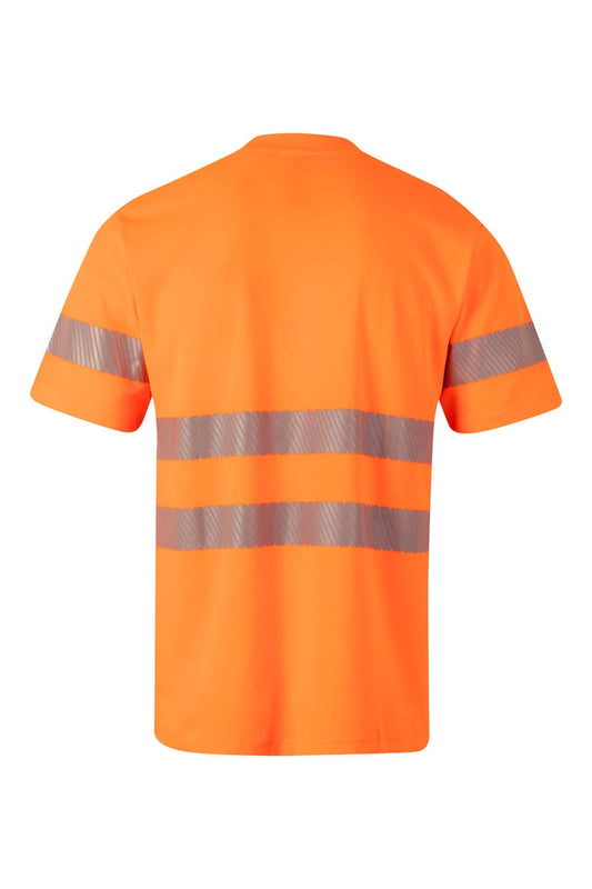 Tricou reflectorizant bumbac 150g maneca scurta portocaliu fluo V305508
