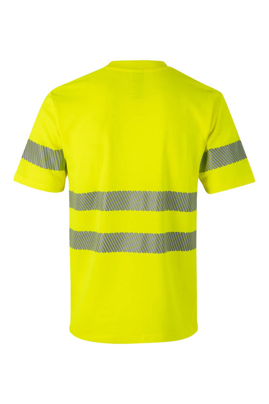 Tricou reflectorizant bumbac 150g maneca scurta galben fluo V305508