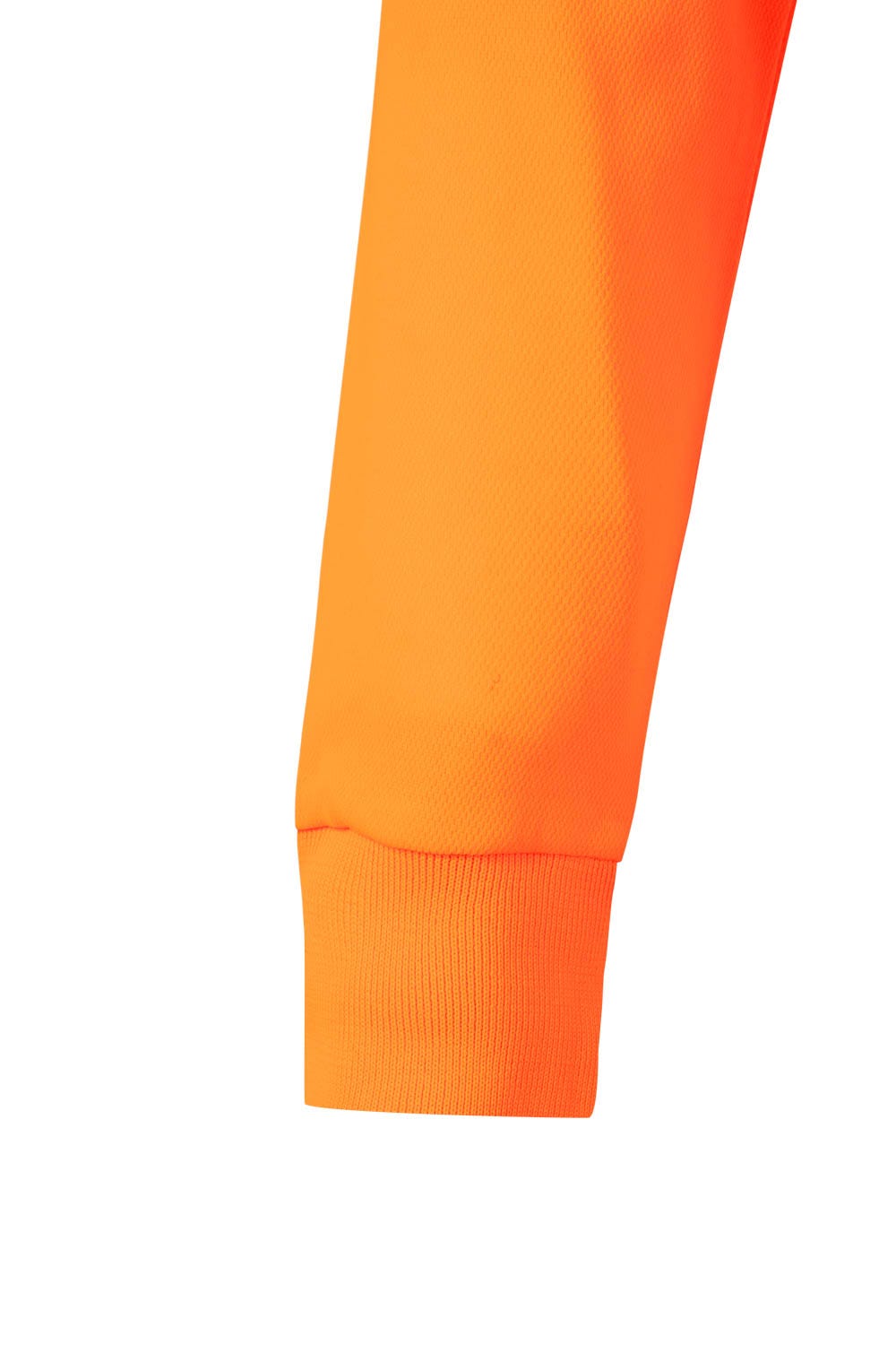Tricou polo reflectorizant bumbac 150g maneca lunga portocaliu fluo V305524
