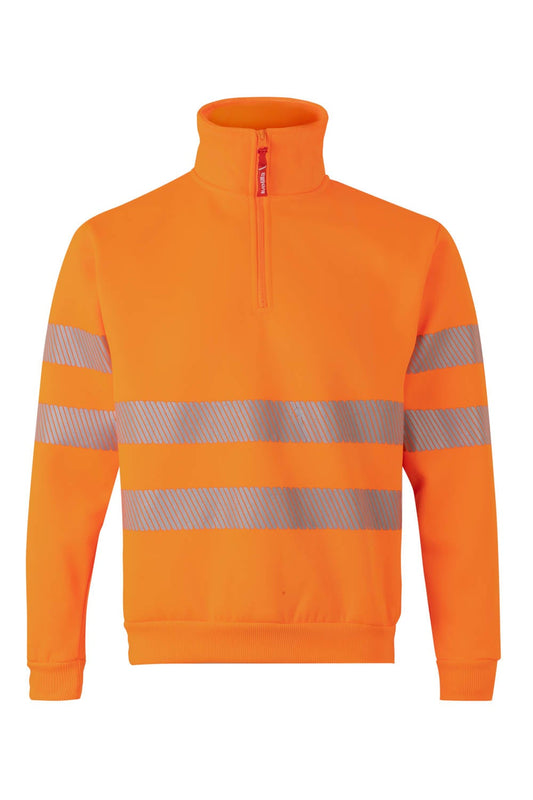 Pulover reflectorizant plush tricotat 300g portocaliu fluo V305704
