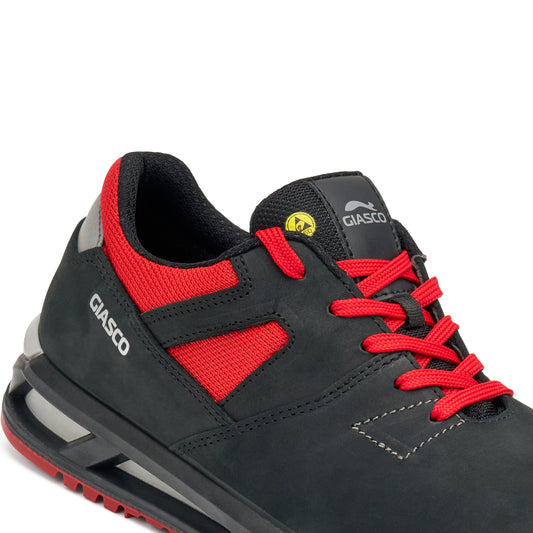 Pantofi S3L FO SR negru/rosu PAG GIASCO