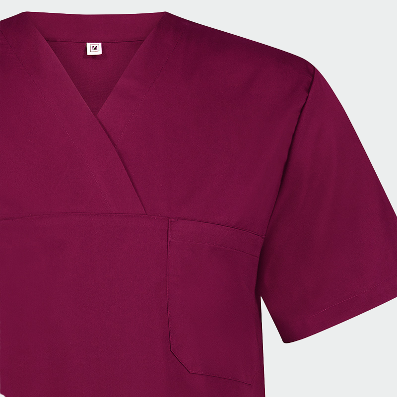 Bluza medicala tercot 160g bordeaux unisex Angel