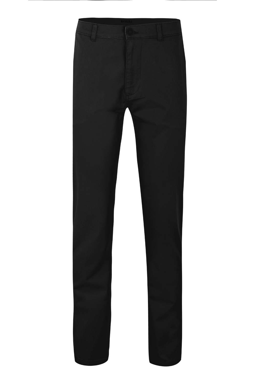 Pantaloni chino cotton stretch 260g negru V403010S