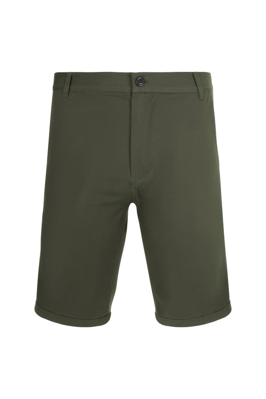 Pantaloni scurti chino stretch unisex verde masliniu V403011S