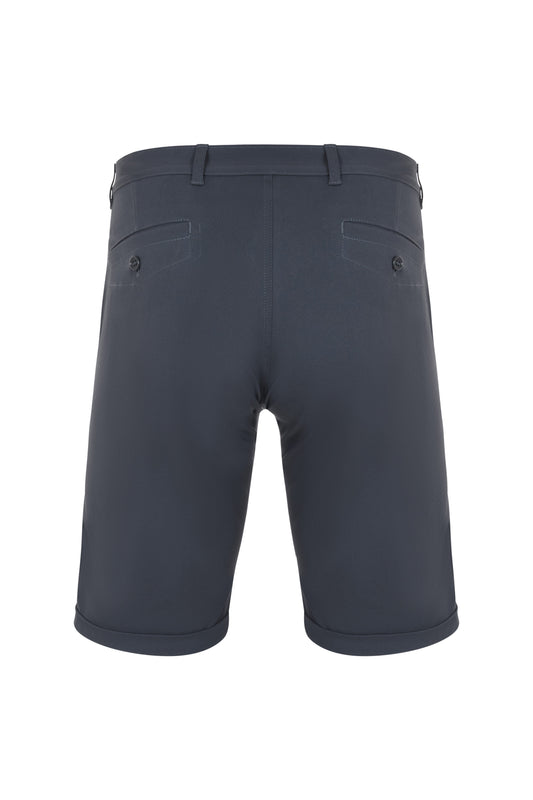 Pantaloni scurti chino stretch unisex gri inchis V403011S