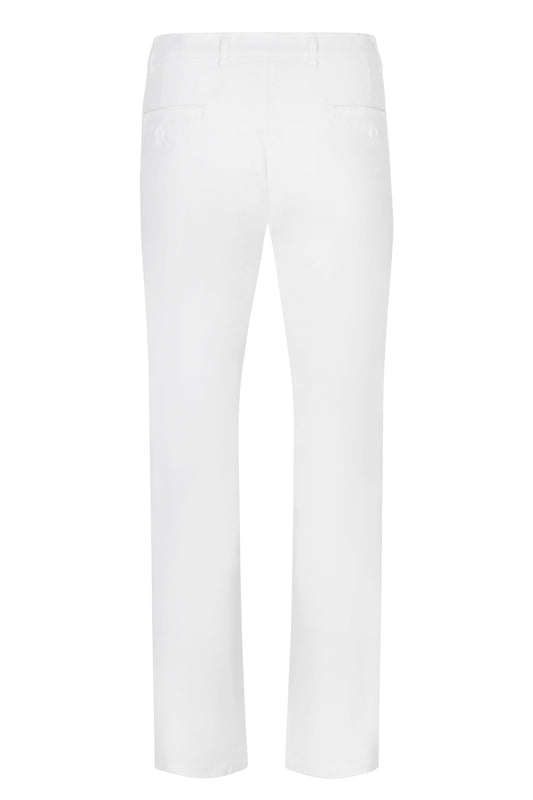 Pantaloni chino stretch 260g dama alb V403012S