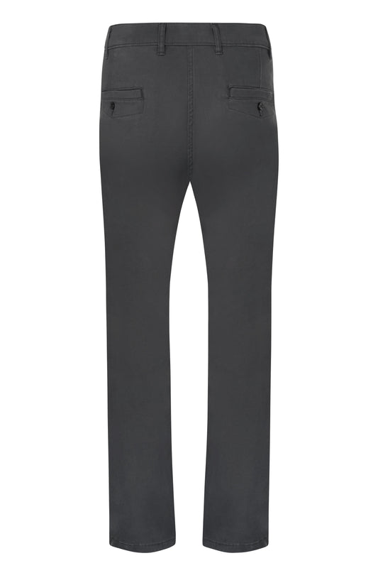 Pantaloni chino stretch 260g dama gri inchis V403012S