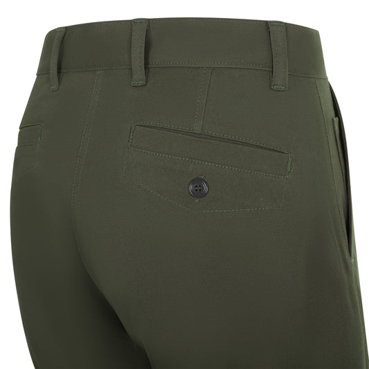 Pantaloni chino stretch dama verde masliniu V403013S