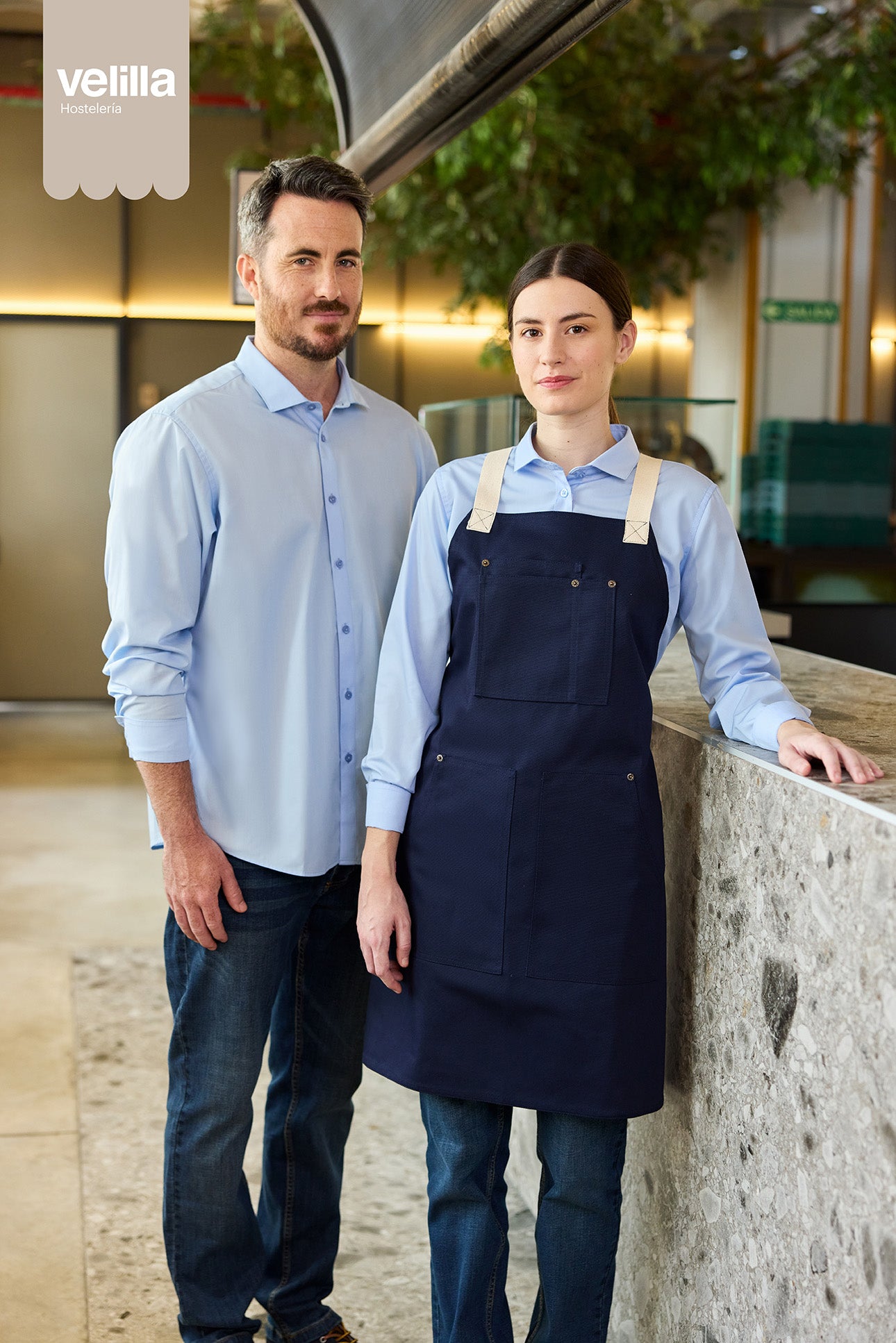 Camasa poplin 115g maneca lunga barbat albastru celest V405009