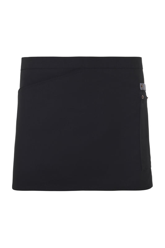 Sort in talie din canvas cu buzunare portionate negru/gri V404221B