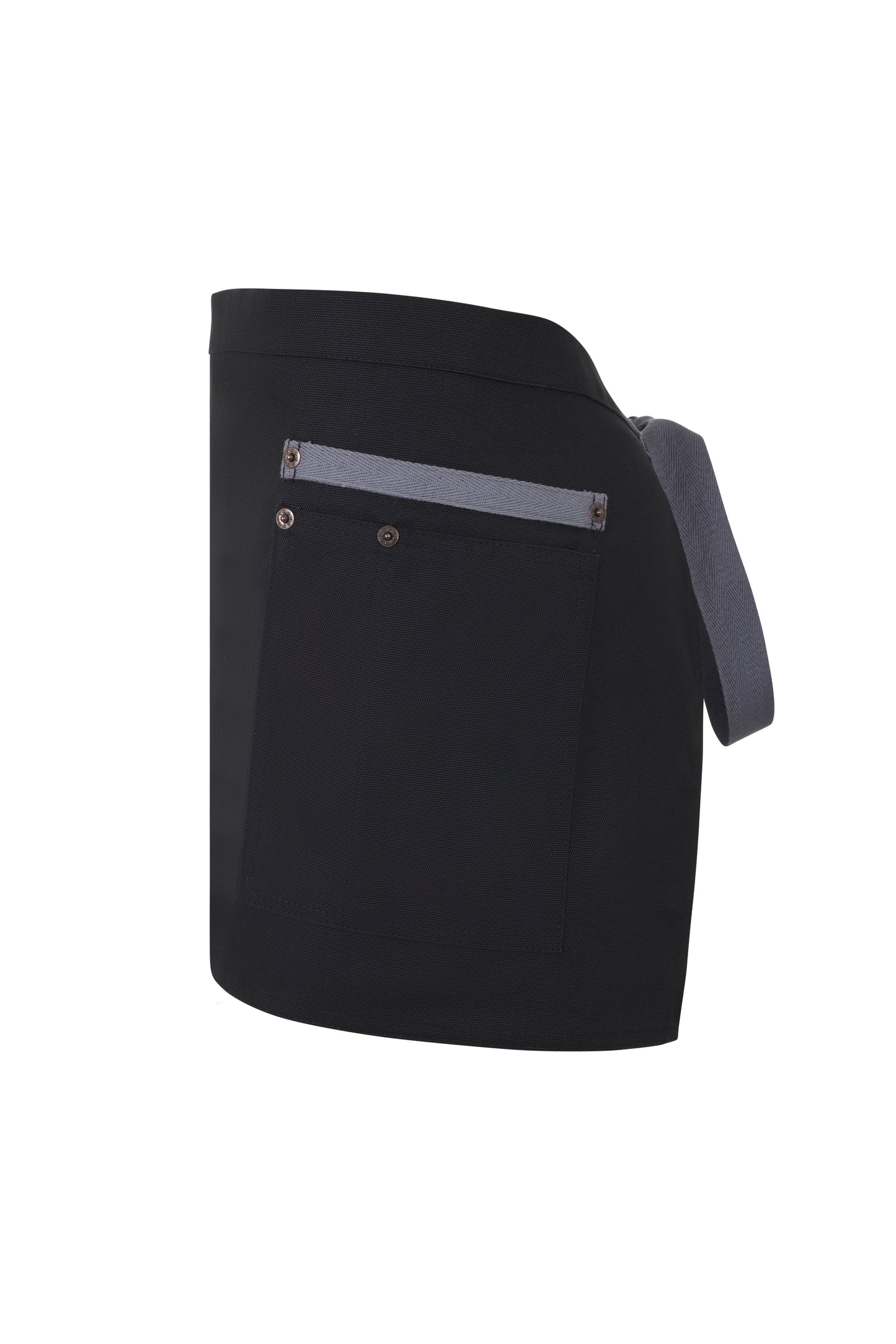Sort in talie din canvas cu buzunare portionate negru/gri V404221B