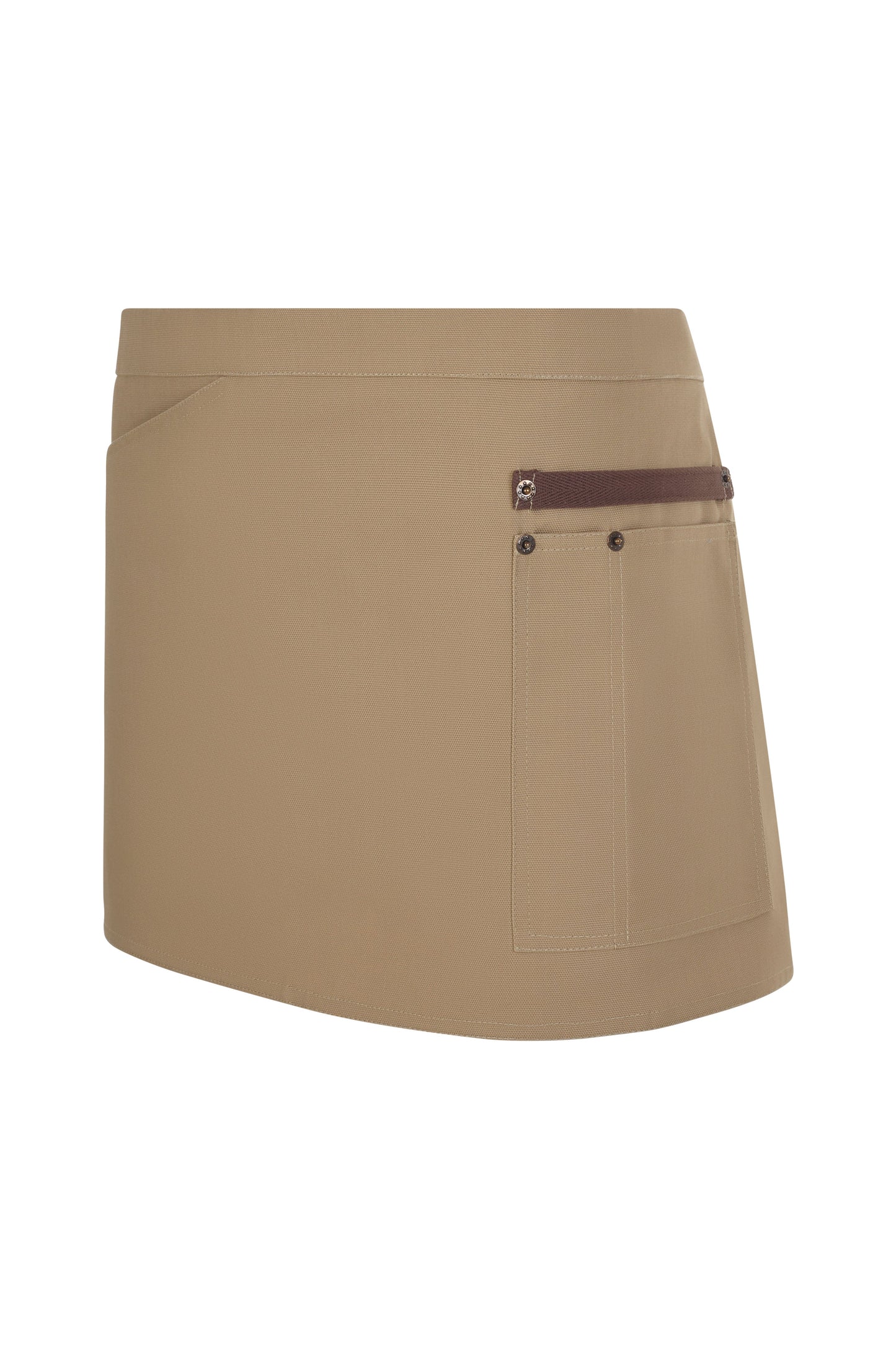 Sort in talie din canvas cu buzunare portionate gri/maroon V404221B