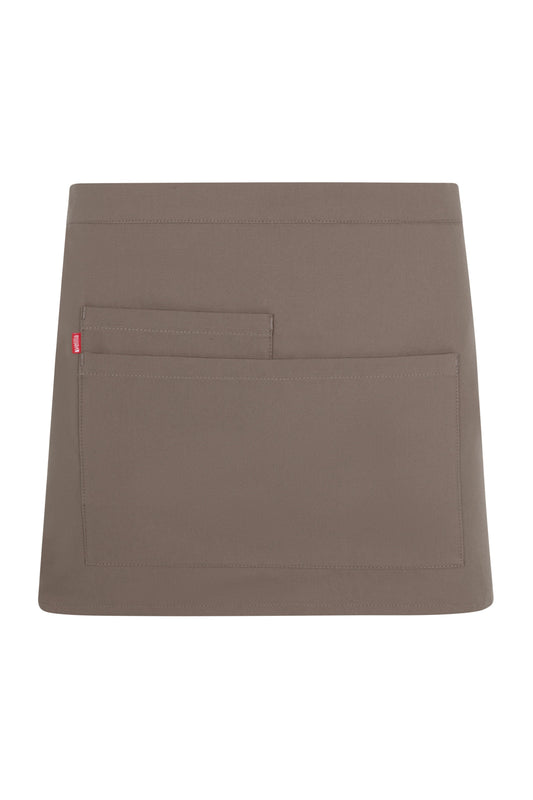 Sort in talie din bumbac organic cu buzunare portionate hazelnut V404224