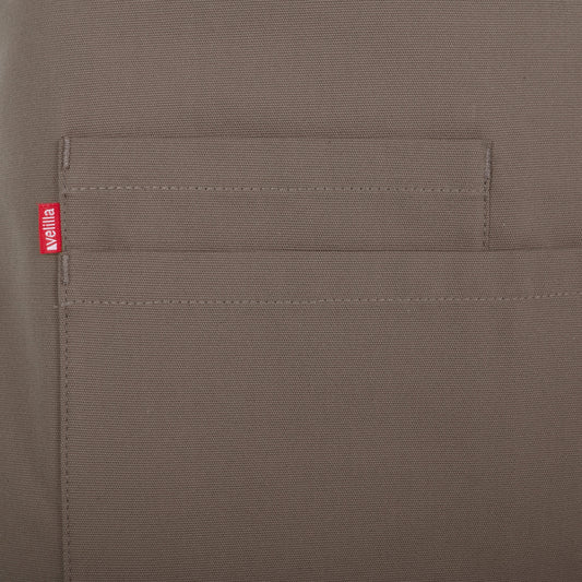 Sort in talie din bumbac organic cu buzunare portionate hazelnut V404224